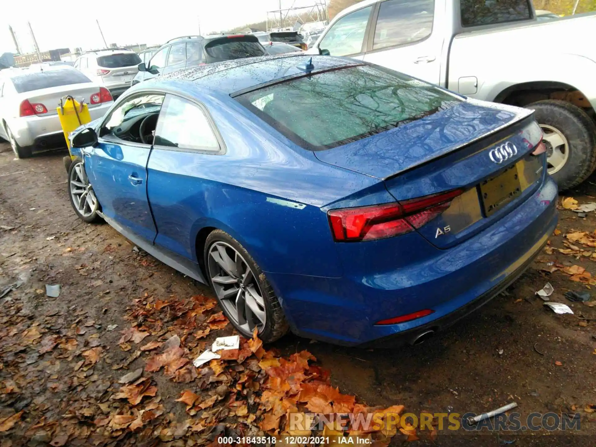 3 Photograph of a damaged car WAUTNAF58KA030834 AUDI A5 COUPE 2019