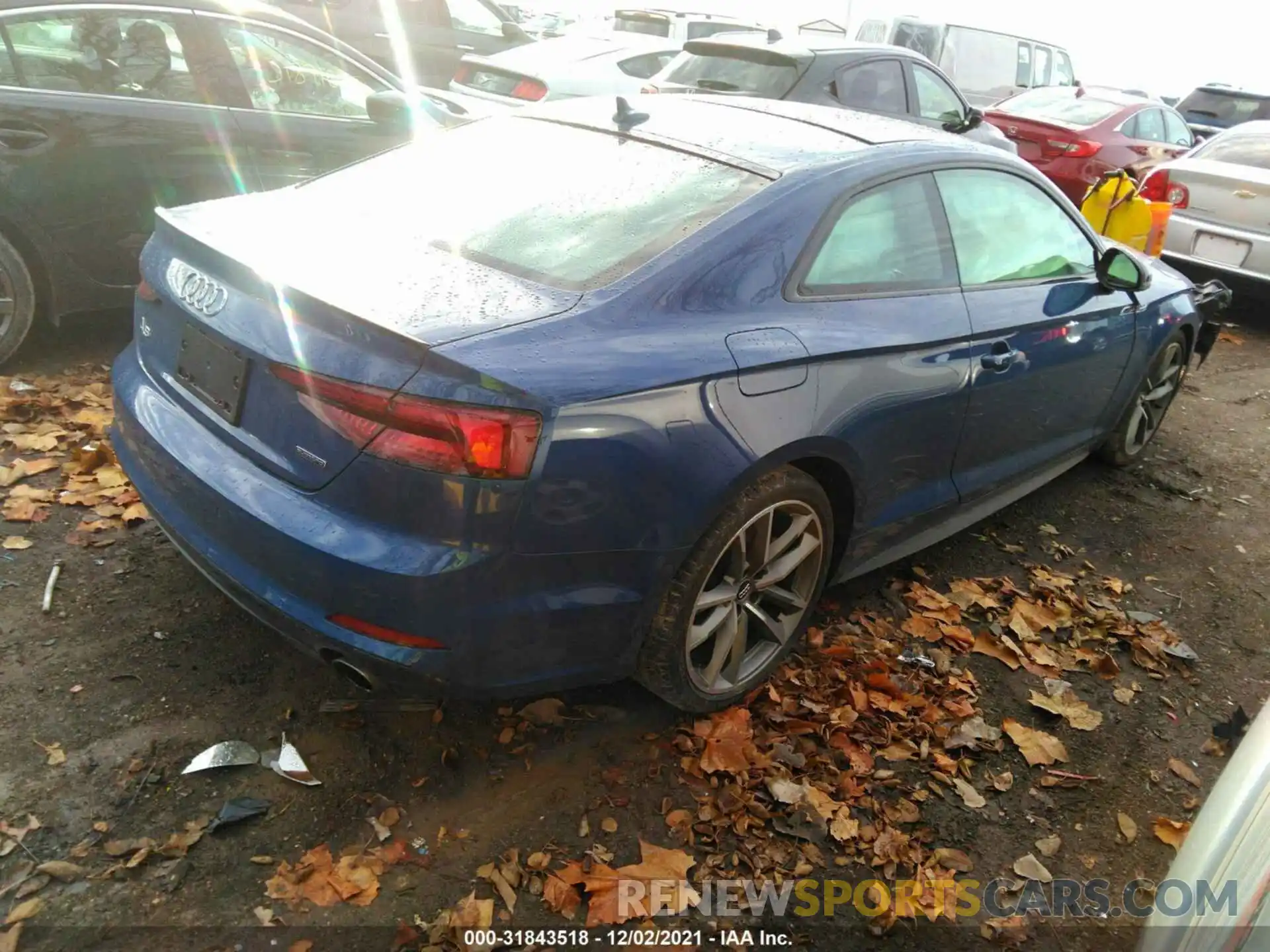 4 Photograph of a damaged car WAUTNAF58KA030834 AUDI A5 COUPE 2019