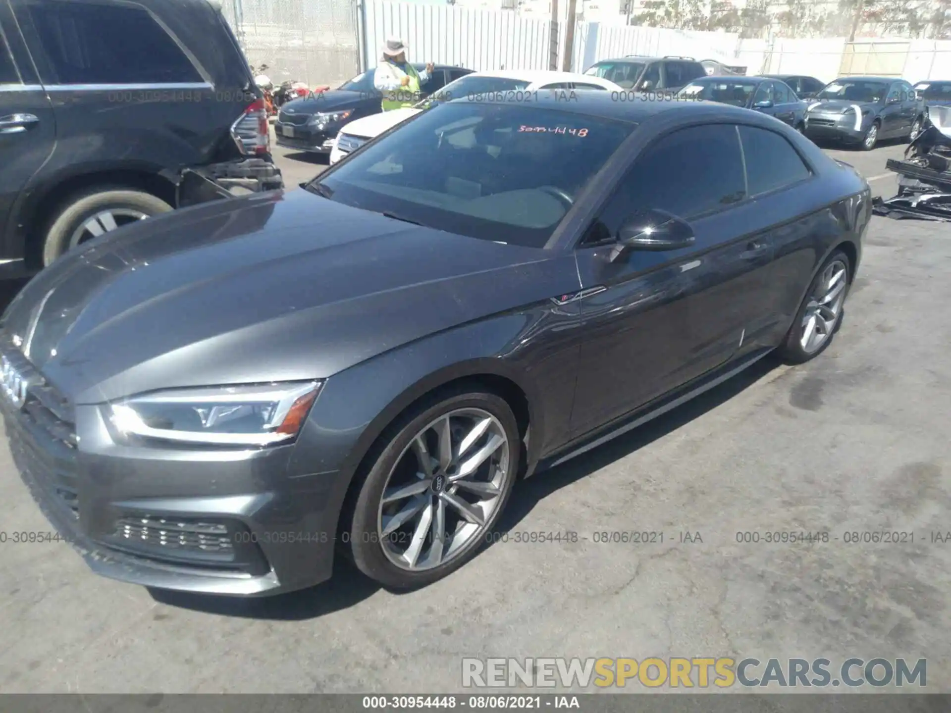 2 Photograph of a damaged car WAUTNAF5XKA010181 AUDI A5 COUPE 2019