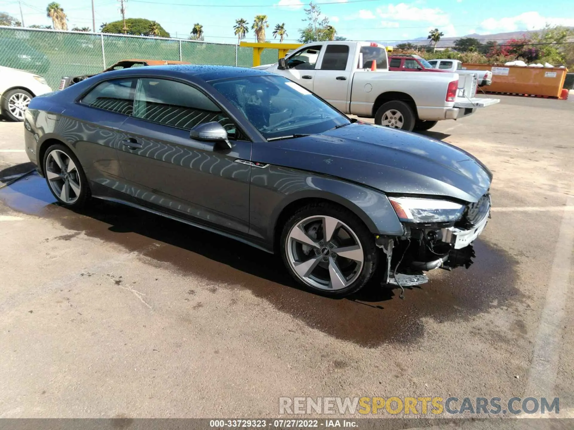 1 Photograph of a damaged car WAUTAAF52MA019049 AUDI A5 COUPE 2021