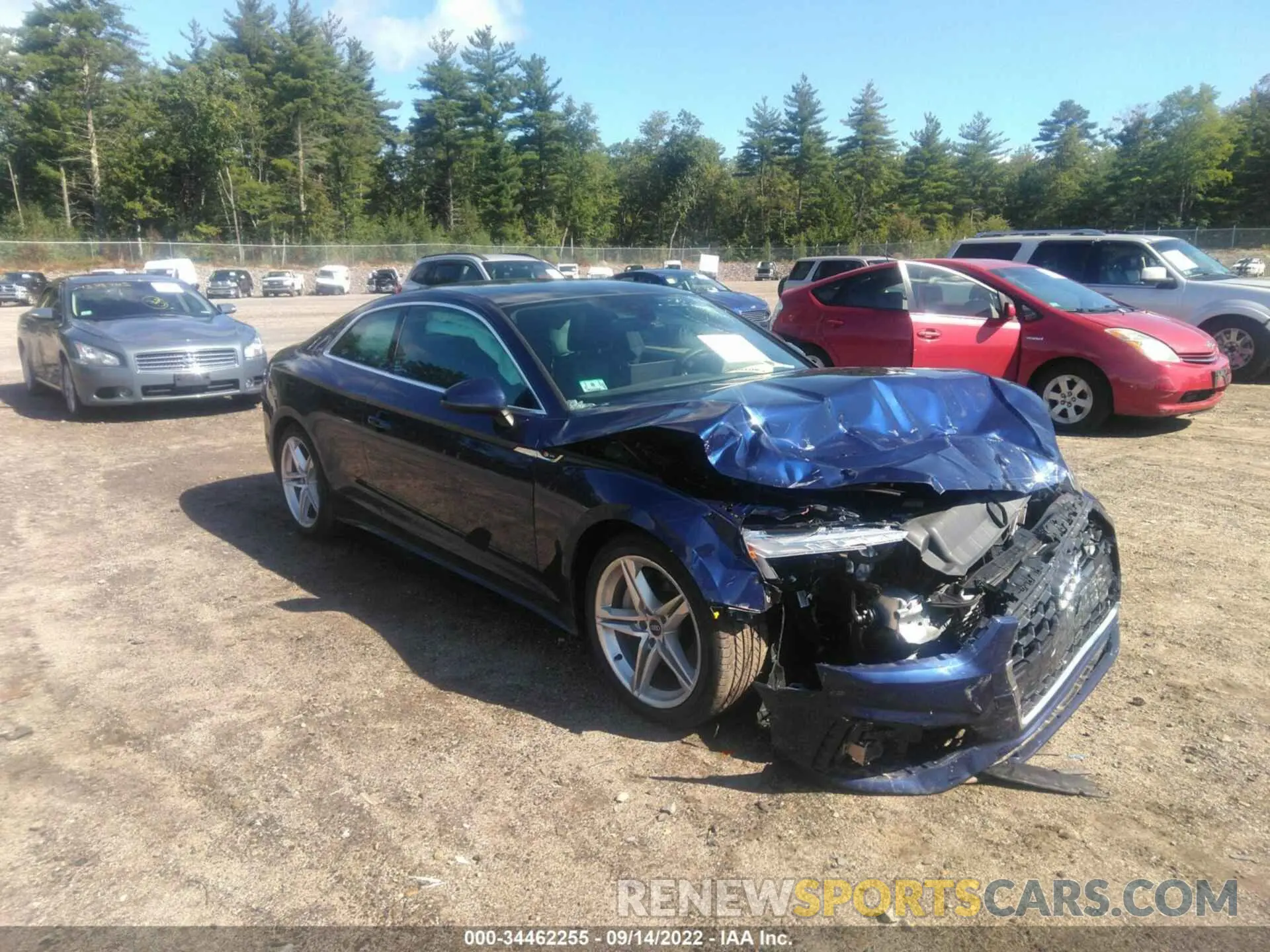 1 Photograph of a damaged car WAUTAAF58MA058065 AUDI A5 COUPE 2021