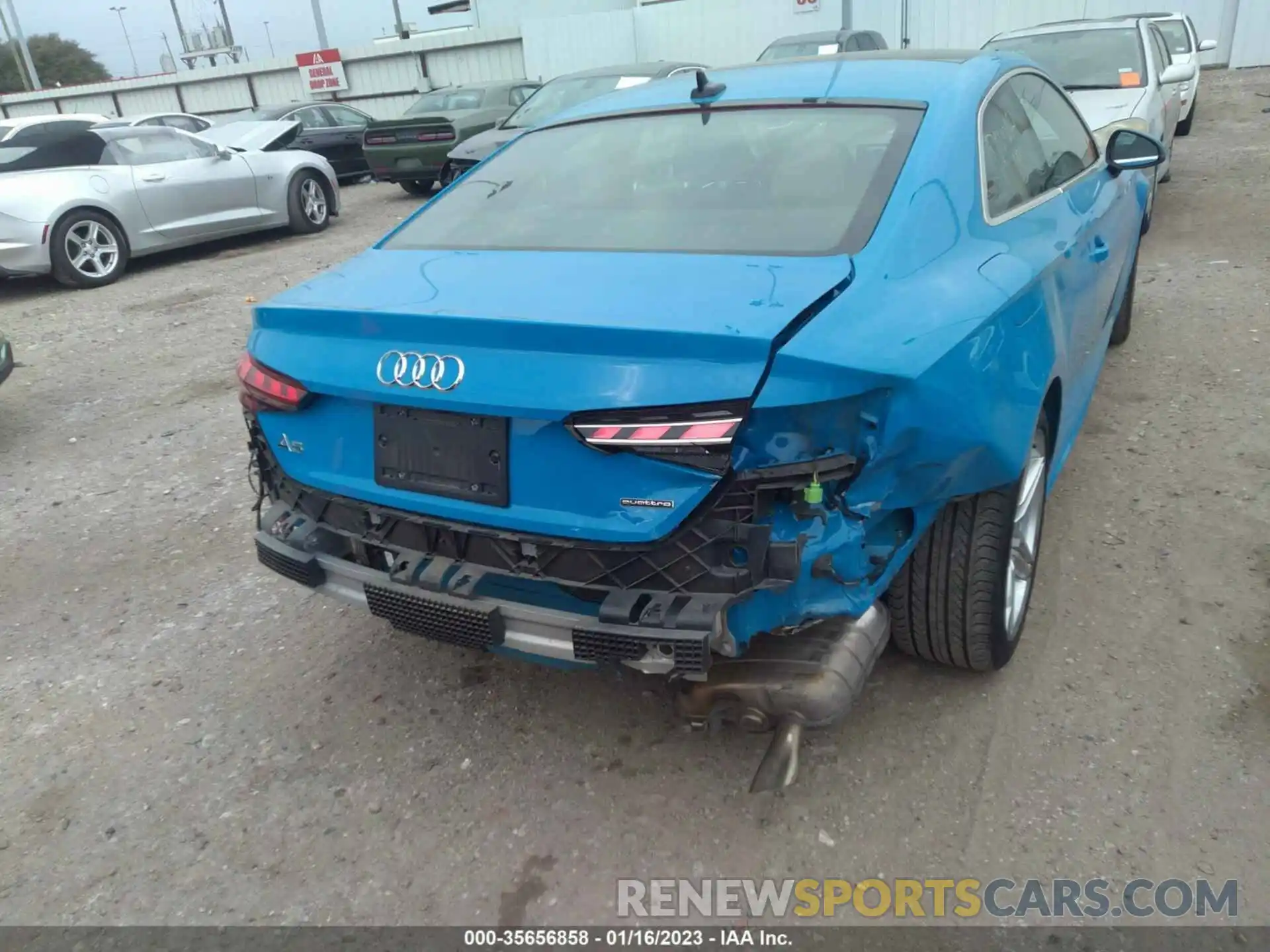 6 Photograph of a damaged car WAUSAAF56NA025482 AUDI A5 COUPE 2022