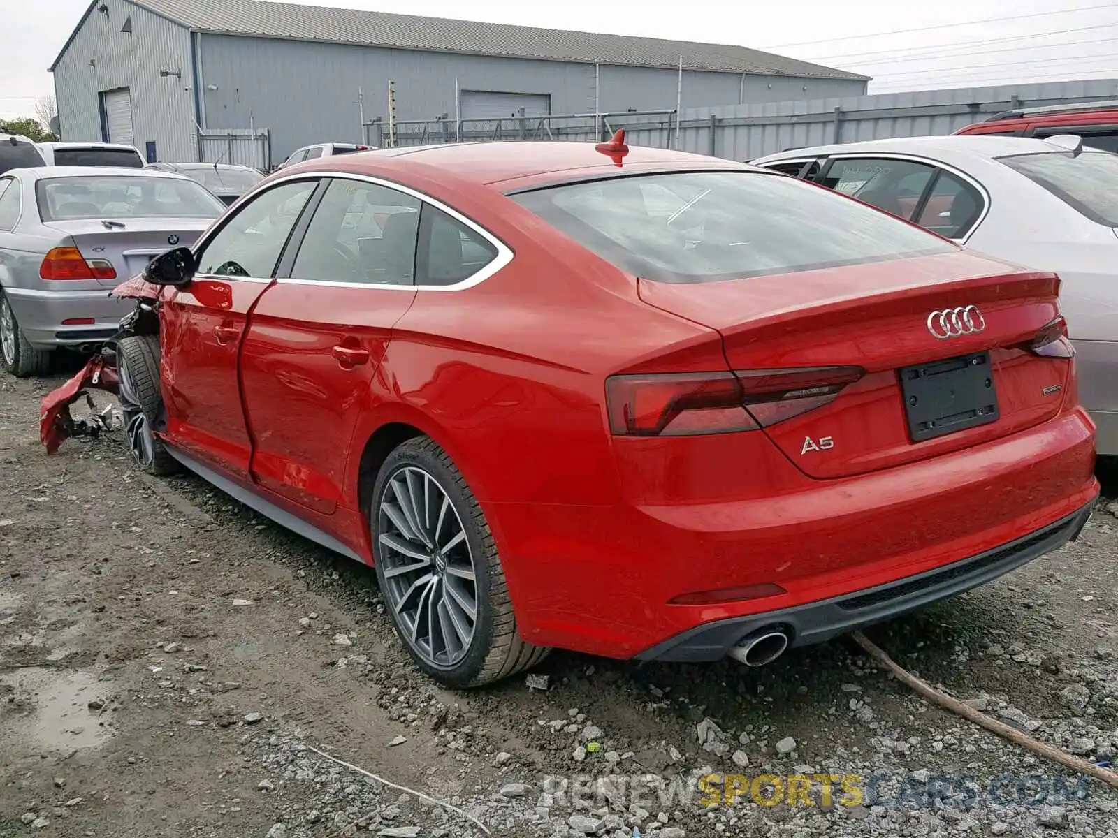 3 Photograph of a damaged car WAUENCF58KA025606 AUDI A5 PREMIUM 2019