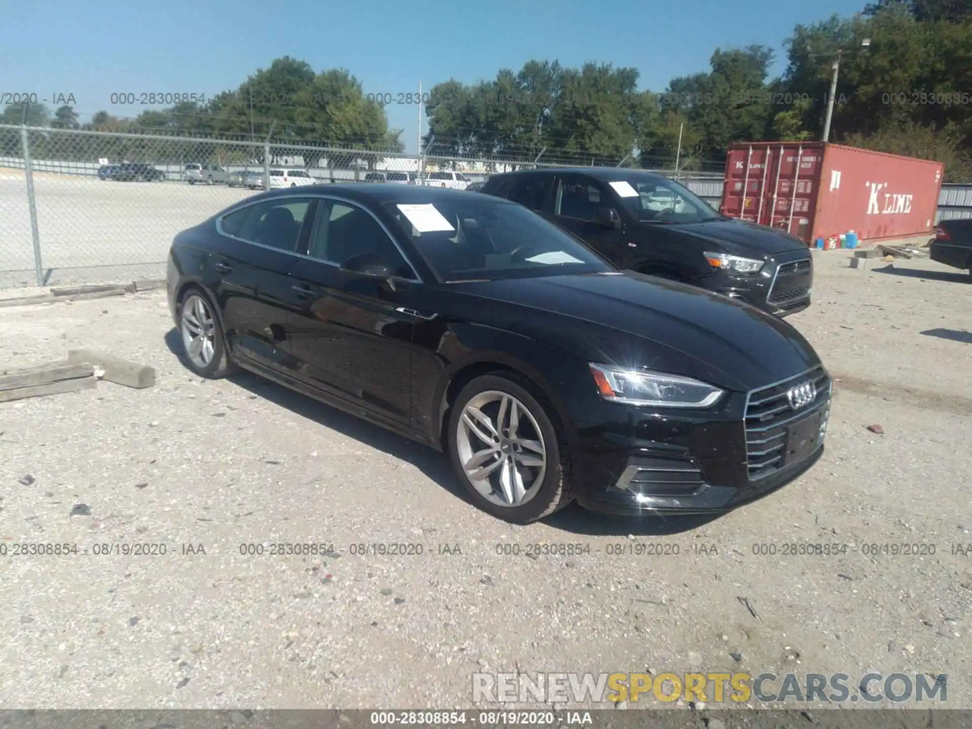 1 Photograph of a damaged car WAUANCF50KA051616 AUDI A5 SPORTBACK 2019