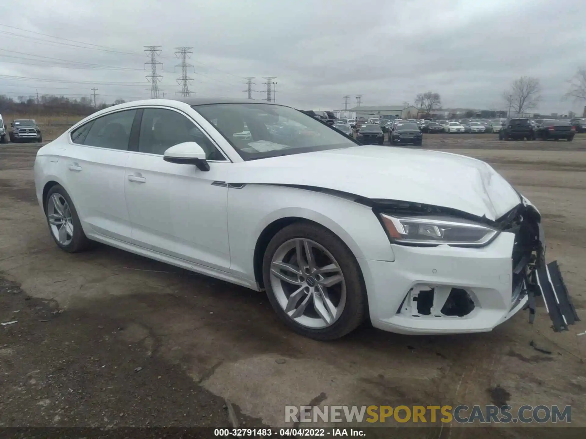 1 Photograph of a damaged car WAUBNCF59KA077698 AUDI A5 SPORTBACK 2019