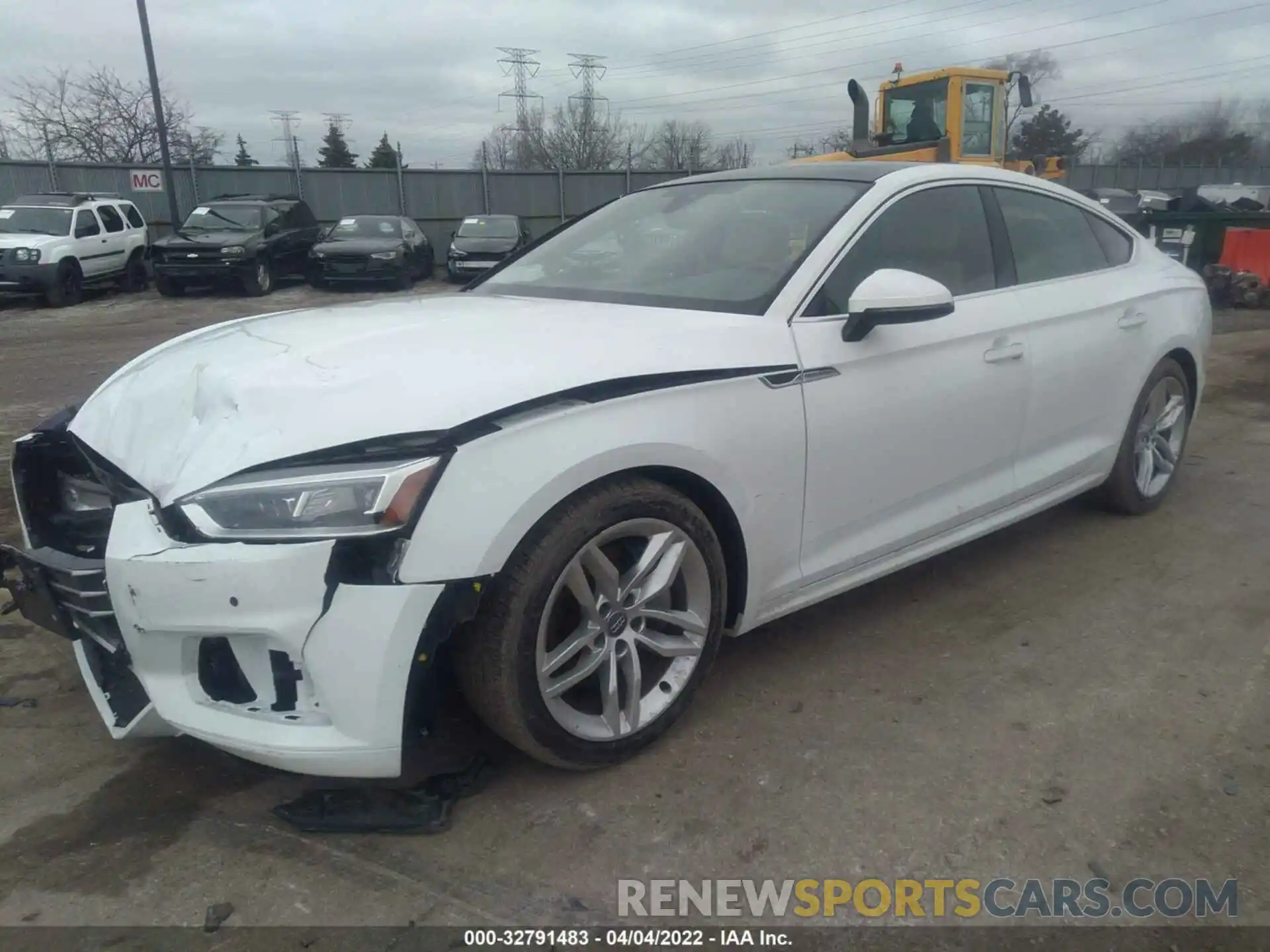 2 Photograph of a damaged car WAUBNCF59KA077698 AUDI A5 SPORTBACK 2019