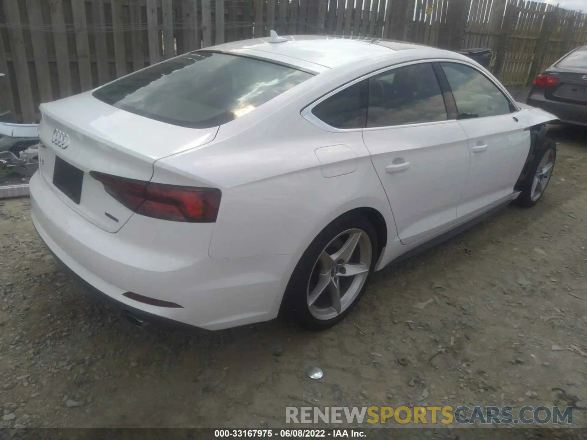 4 Photograph of a damaged car WAUDNCF53KA016050 AUDI A5 SPORTBACK 2019