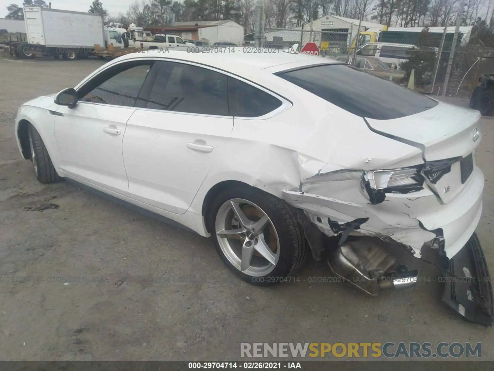 3 Photograph of a damaged car WAUDNCF54KA046884 AUDI A5 SPORTBACK 2019