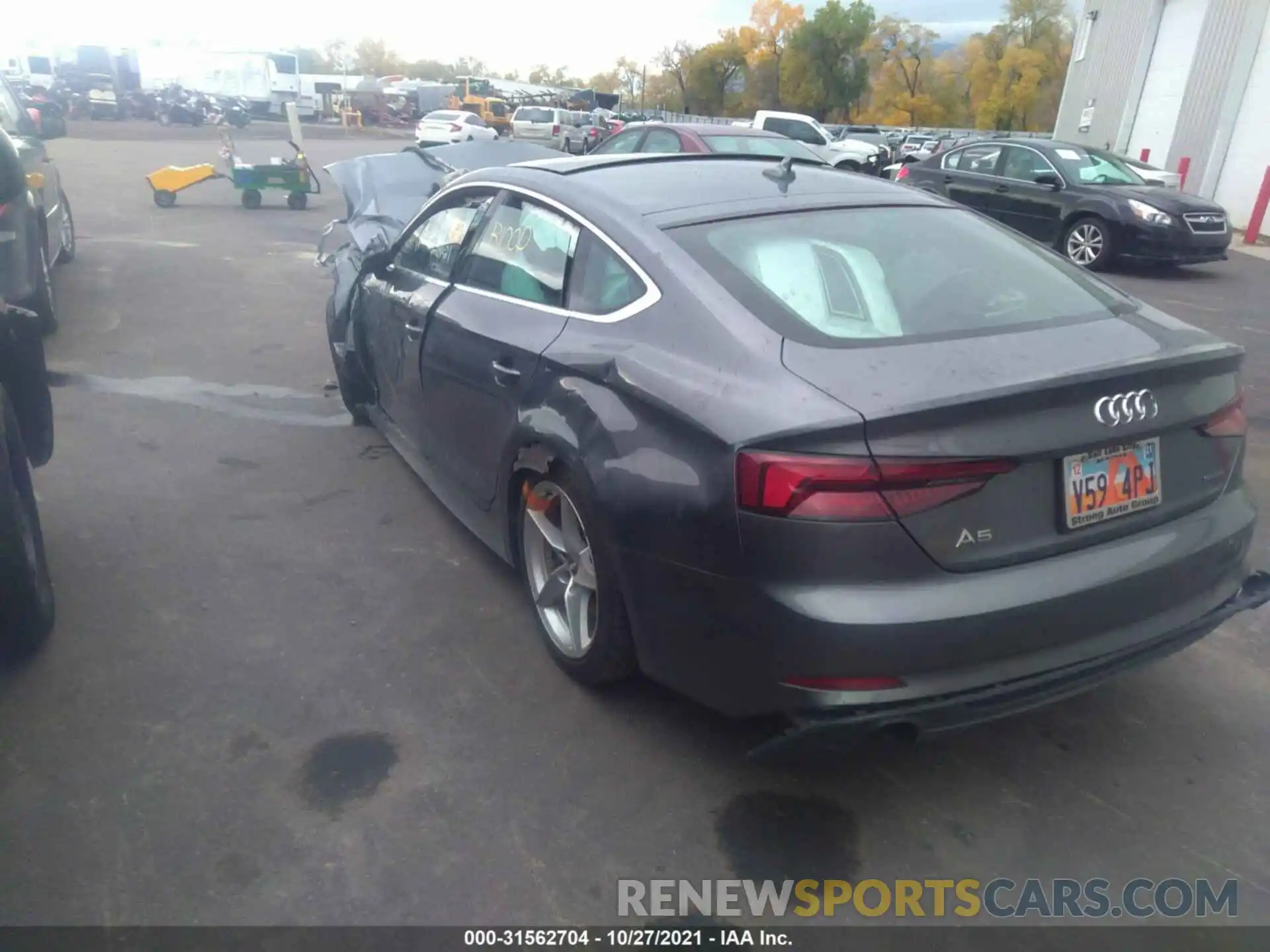 3 Photograph of a damaged car WAUDNCF59KA021141 AUDI A5 SPORTBACK 2019