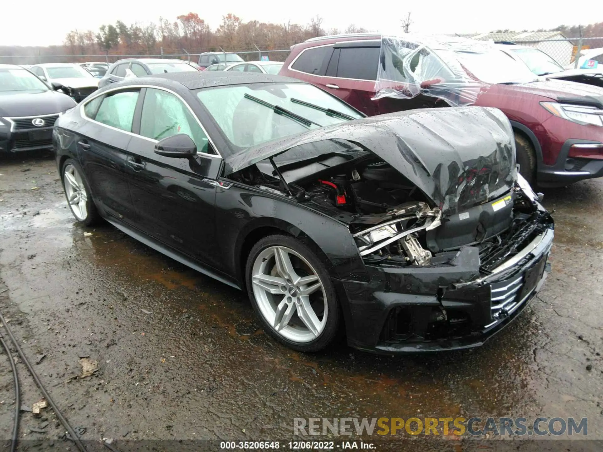 1 Photograph of a damaged car WAUENCF50KA023364 AUDI A5 SPORTBACK 2019
