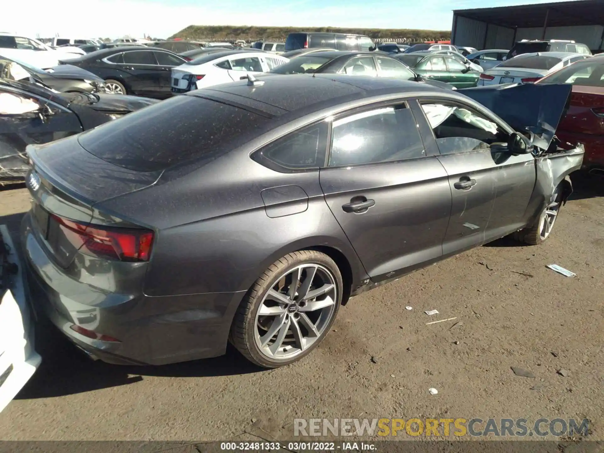 4 Photograph of a damaged car WAUENCF52KA070329 AUDI A5 SPORTBACK 2019