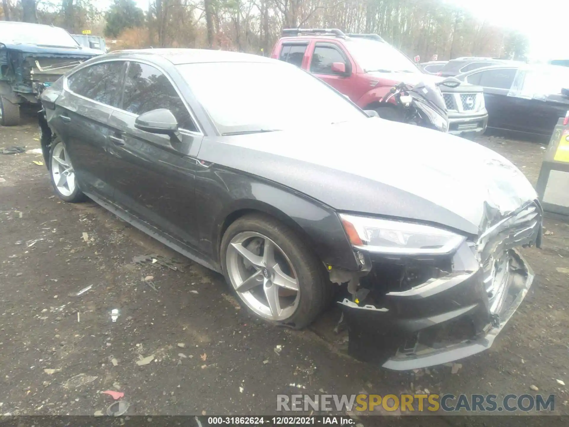 1 Photograph of a damaged car WAUENCF55KA093930 AUDI A5 SPORTBACK 2019