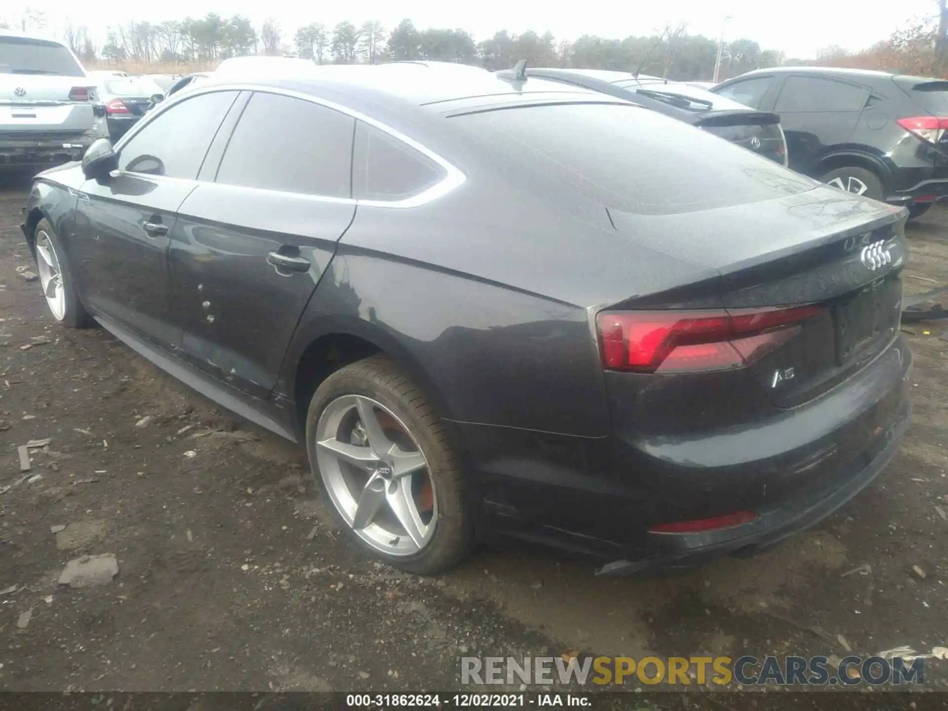 3 Photograph of a damaged car WAUENCF55KA093930 AUDI A5 SPORTBACK 2019