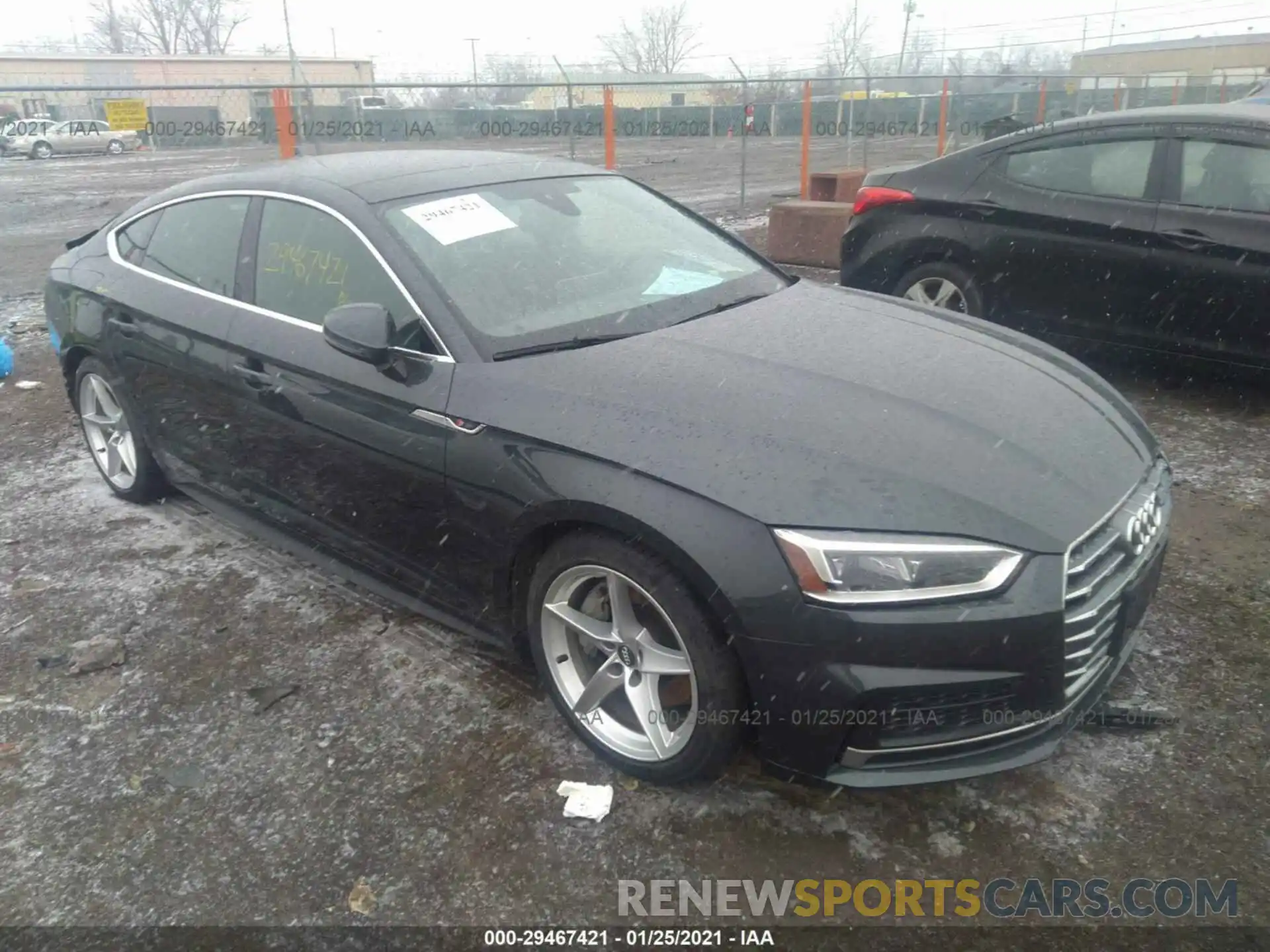 1 Photograph of a damaged car WAUENCF58KA039876 AUDI A5 SPORTBACK 2019