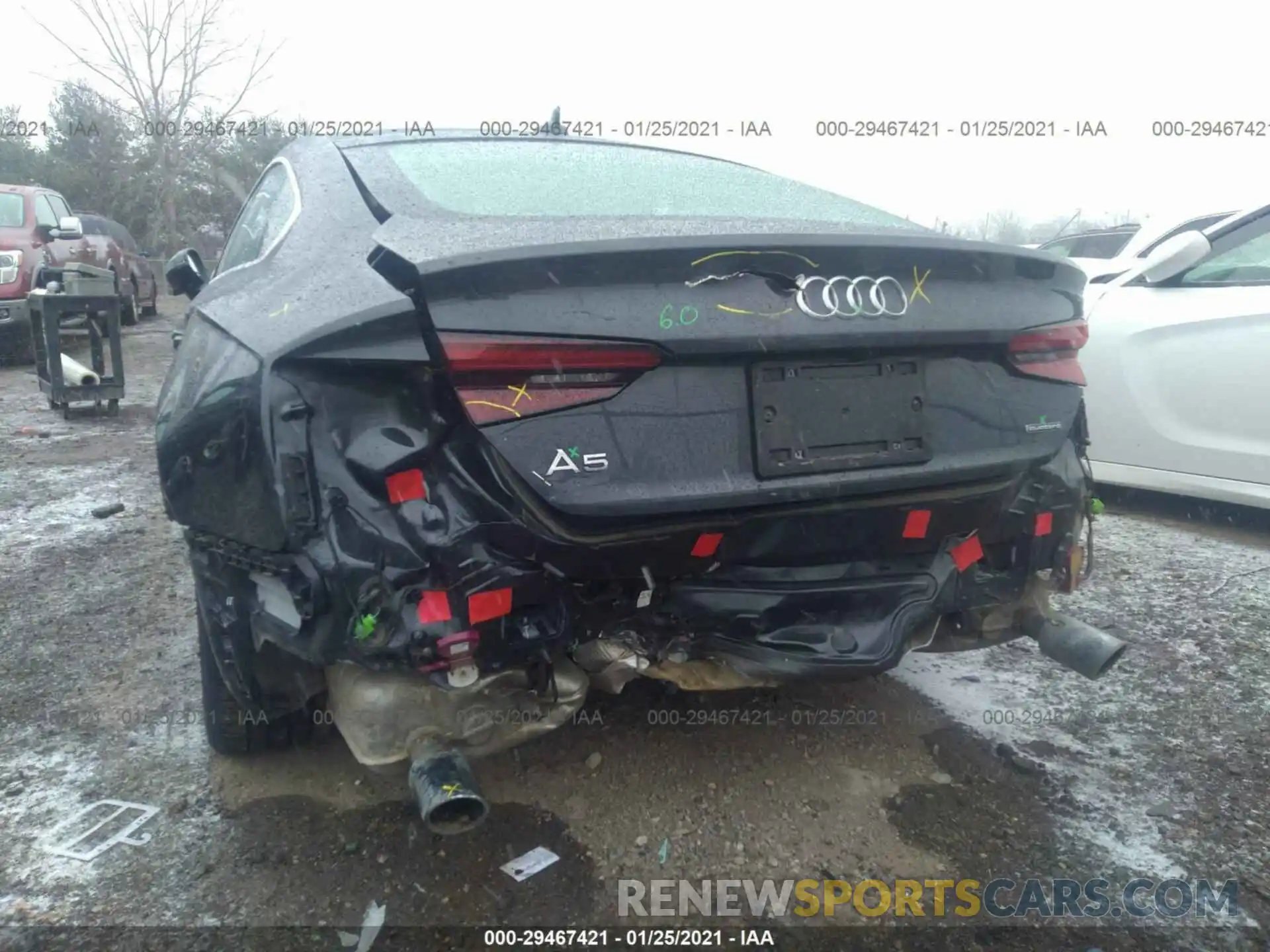 6 Photograph of a damaged car WAUENCF58KA039876 AUDI A5 SPORTBACK 2019