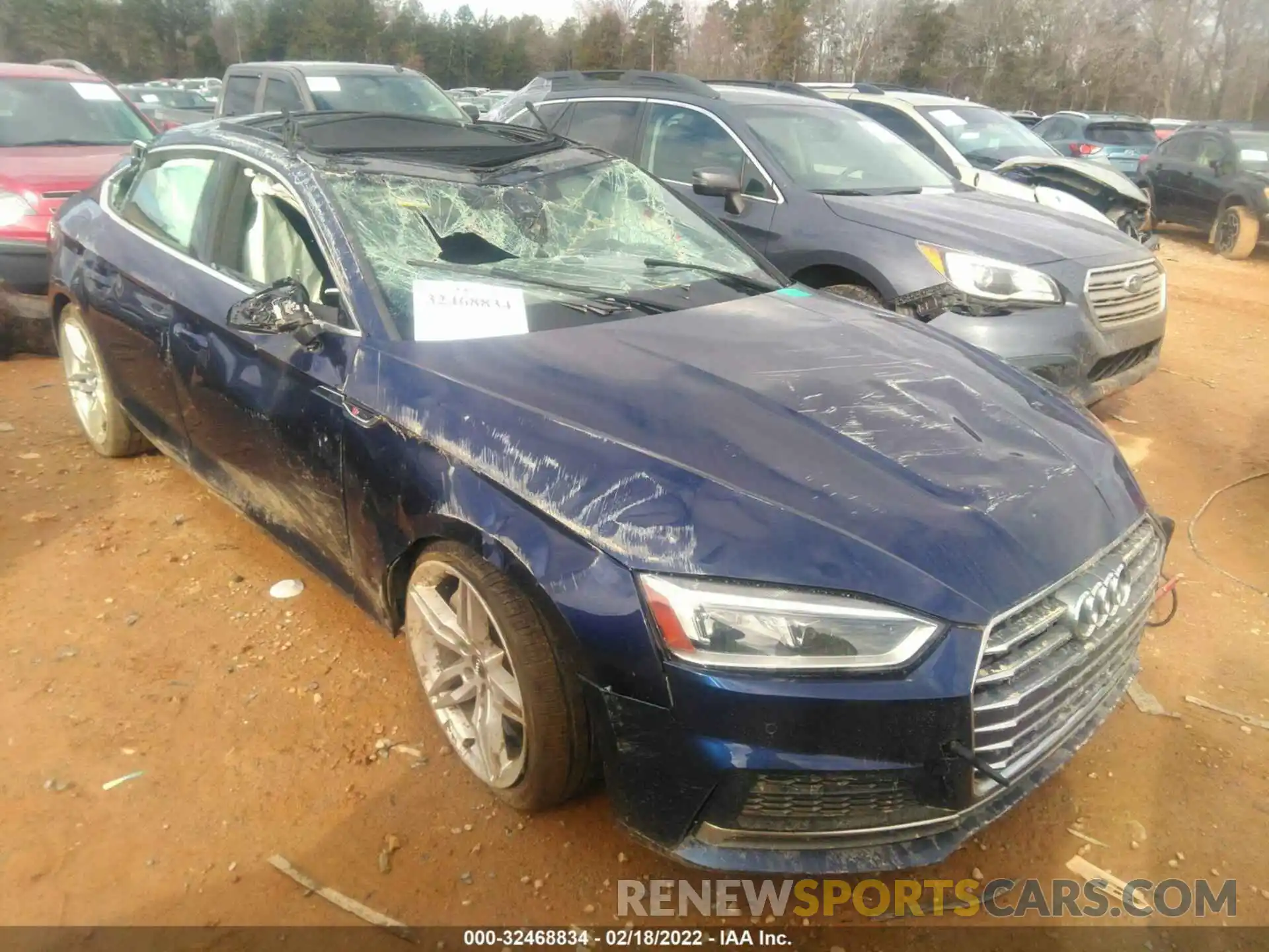 1 Photograph of a damaged car WAUENCF5XKA069574 AUDI A5 SPORTBACK 2019