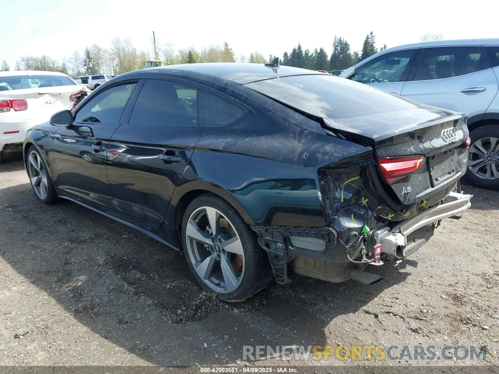 3 Photograph of a damaged car WAUBNCF50LA004494 AUDI A5 SPORTBACK 2020