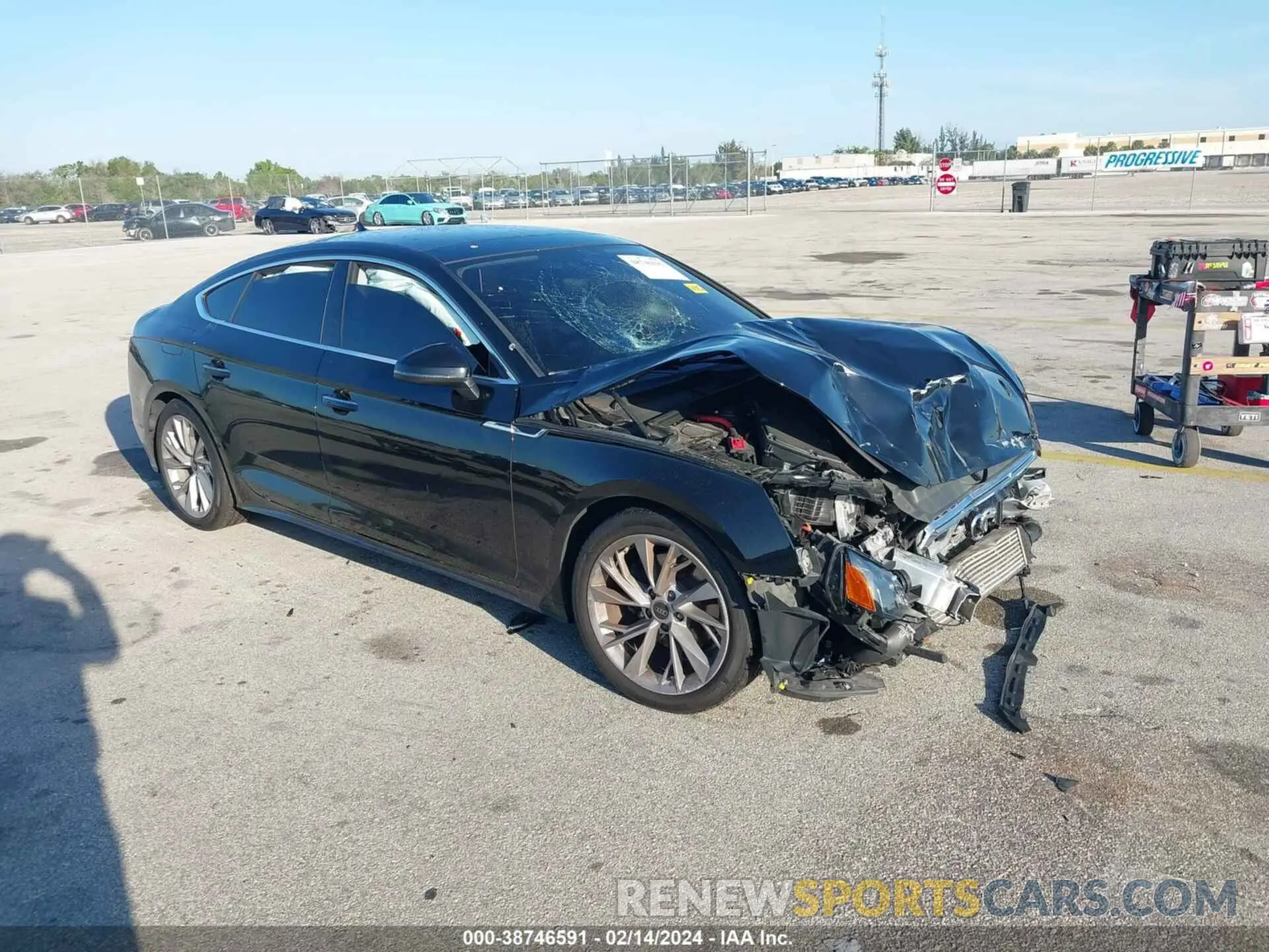 1 Photograph of a damaged car WAUABCF53MA036944 AUDI A5 SPORTBACK 2021