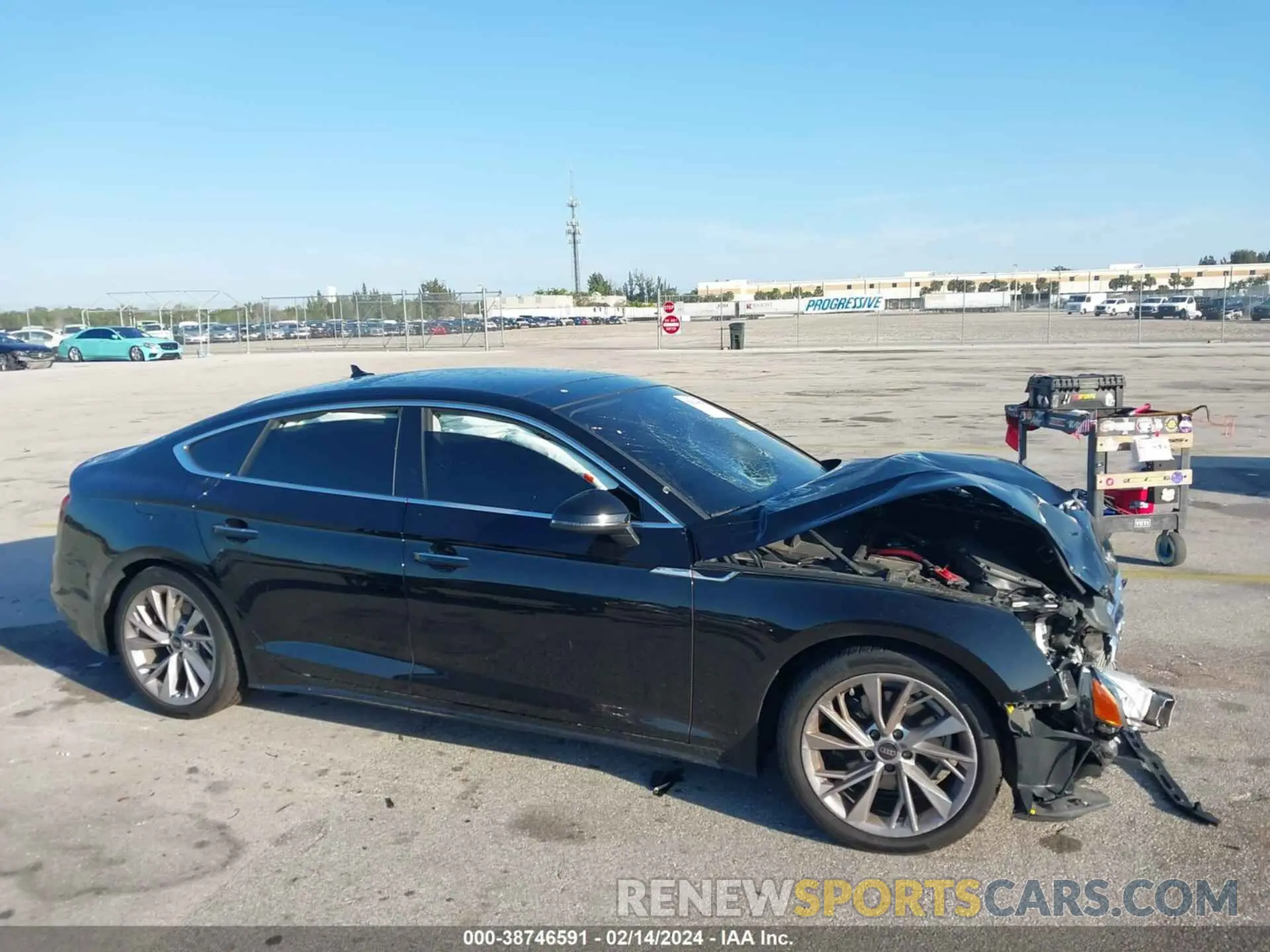 13 Photograph of a damaged car WAUABCF53MA036944 AUDI A5 SPORTBACK 2021
