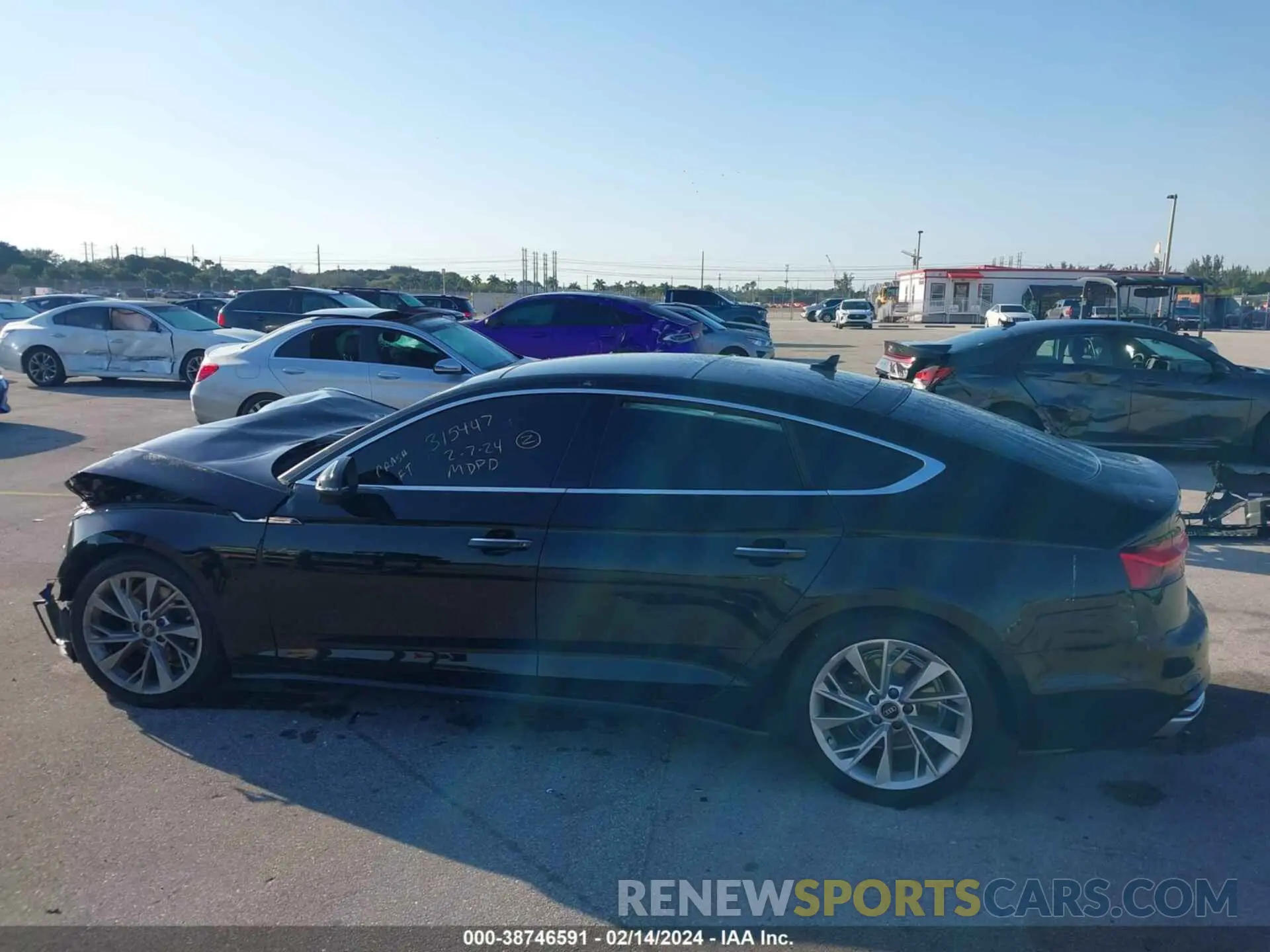 14 Photograph of a damaged car WAUABCF53MA036944 AUDI A5 SPORTBACK 2021