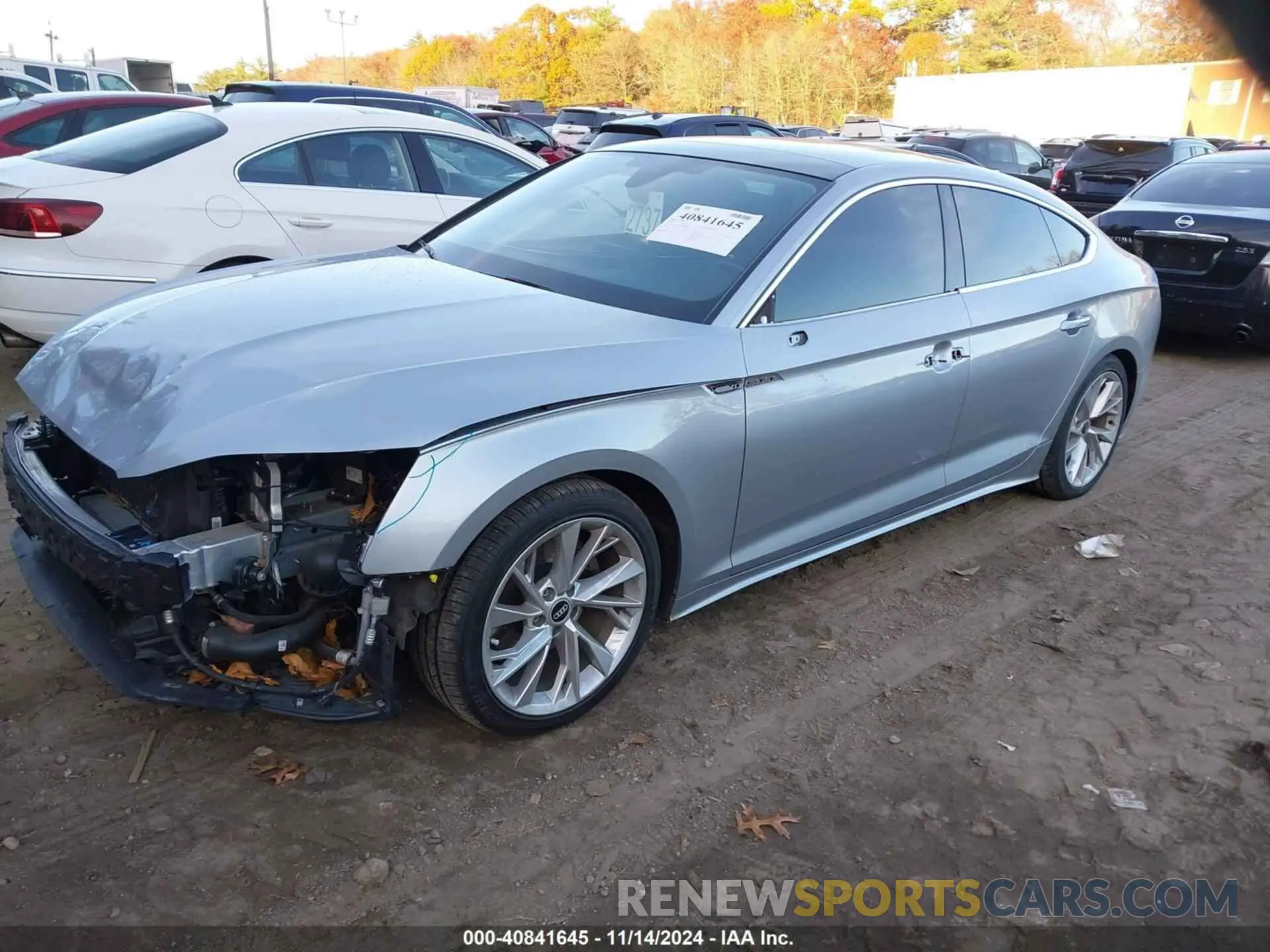 2 Photograph of a damaged car WAUABCF59MA039900 AUDI A5 SPORTBACK 2021