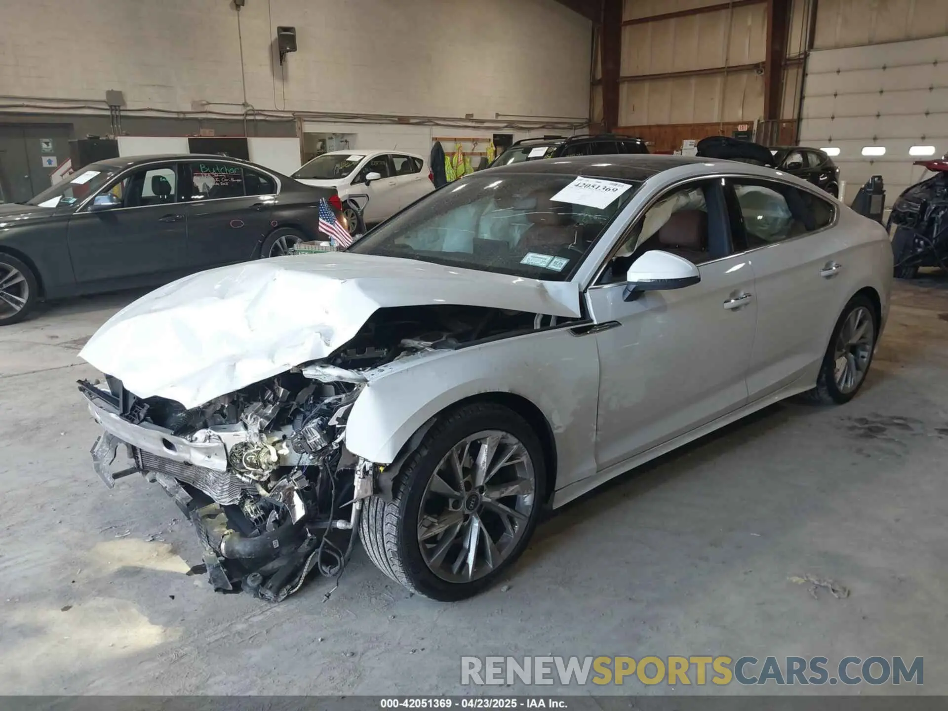 2 Photograph of a damaged car WAUCBCF57MA062469 AUDI A5 SPORTBACK 2021