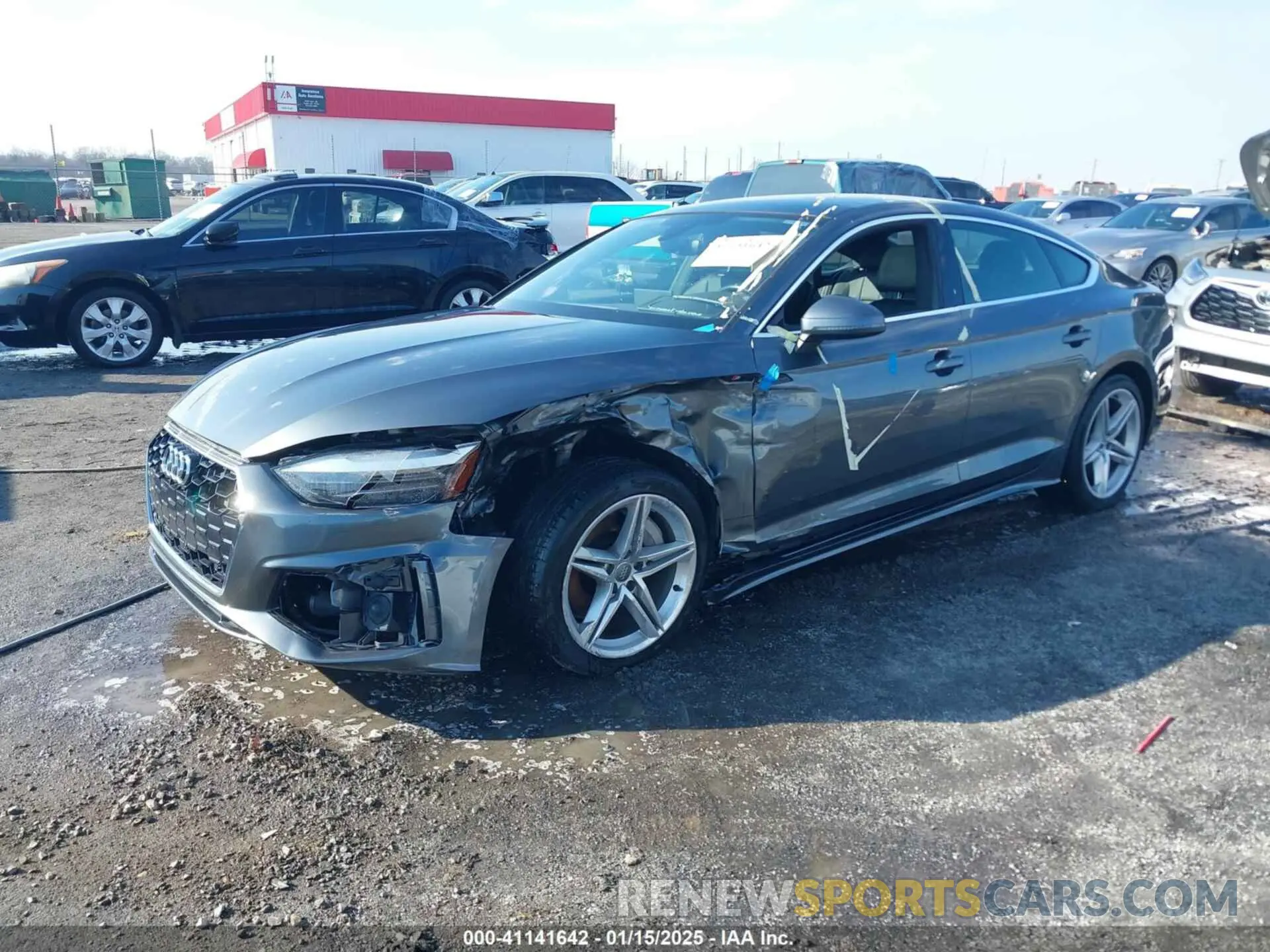 2 Photograph of a damaged car WAUDACF52MA012182 AUDI A5 SPORTBACK 2021