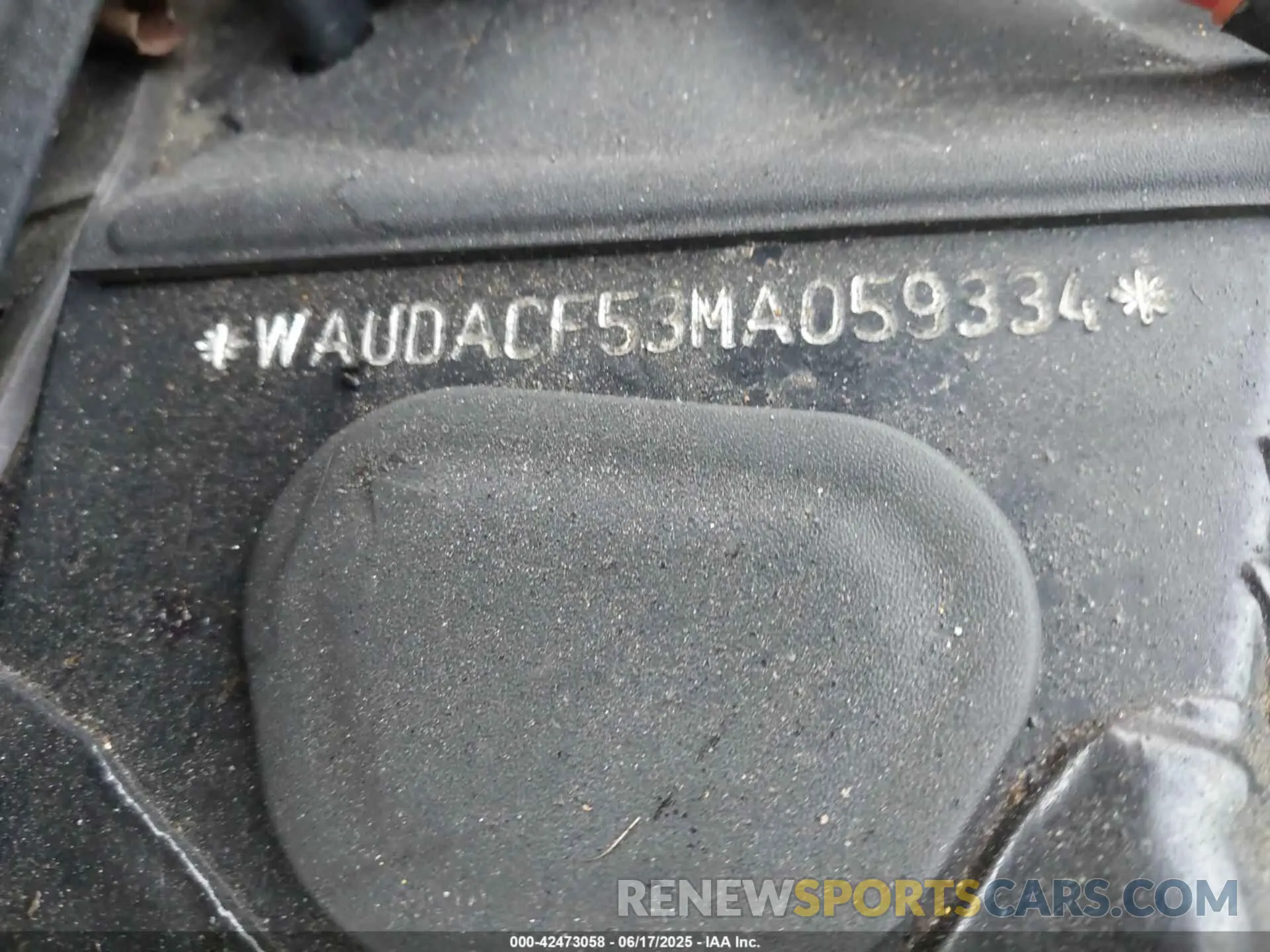 9 Photograph of a damaged car WAUDACF53MA059334 AUDI A5 SPORTBACK 2021