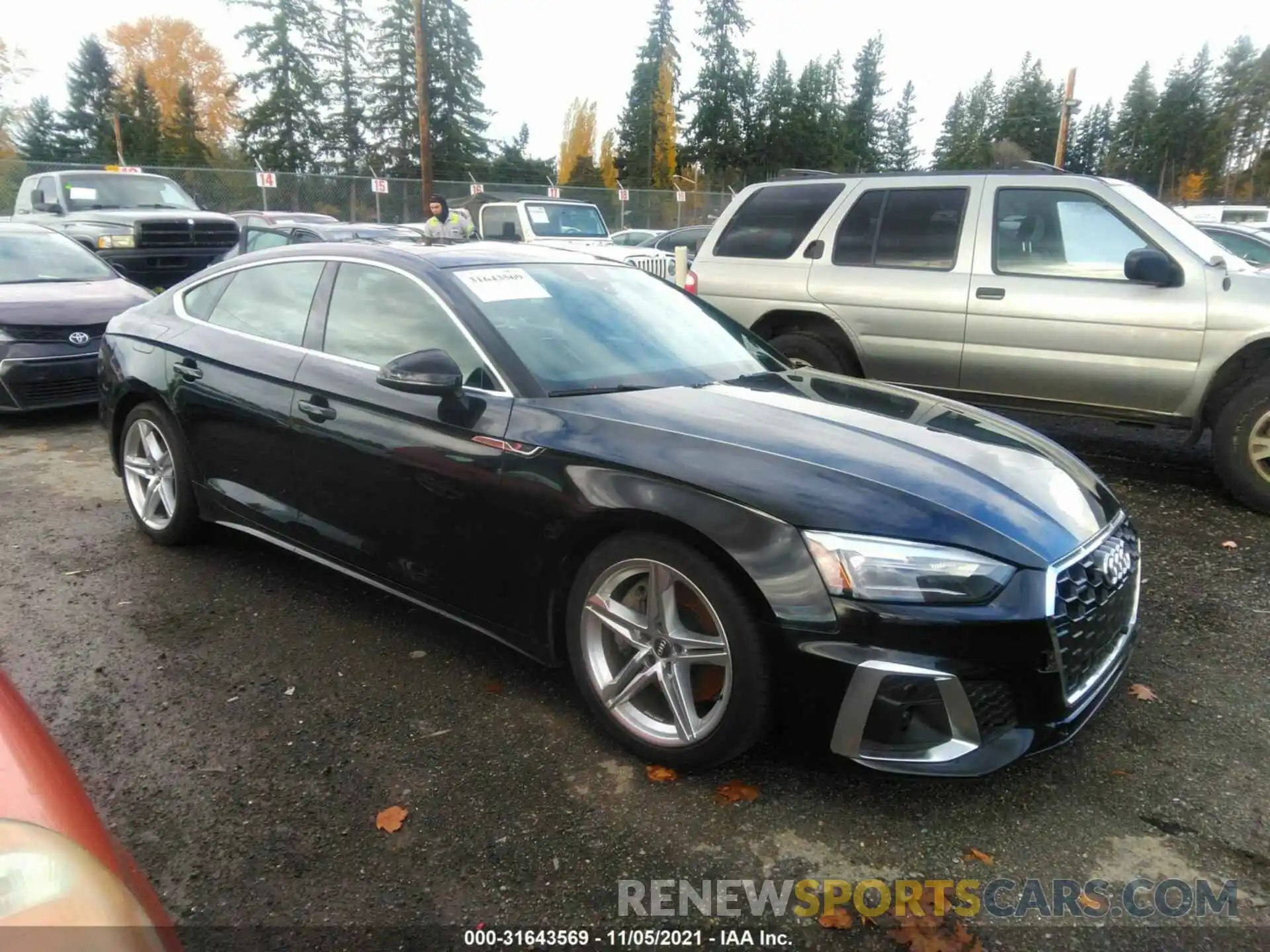 1 Photograph of a damaged car WAUDACF55MA017294 AUDI A5 SPORTBACK 2021