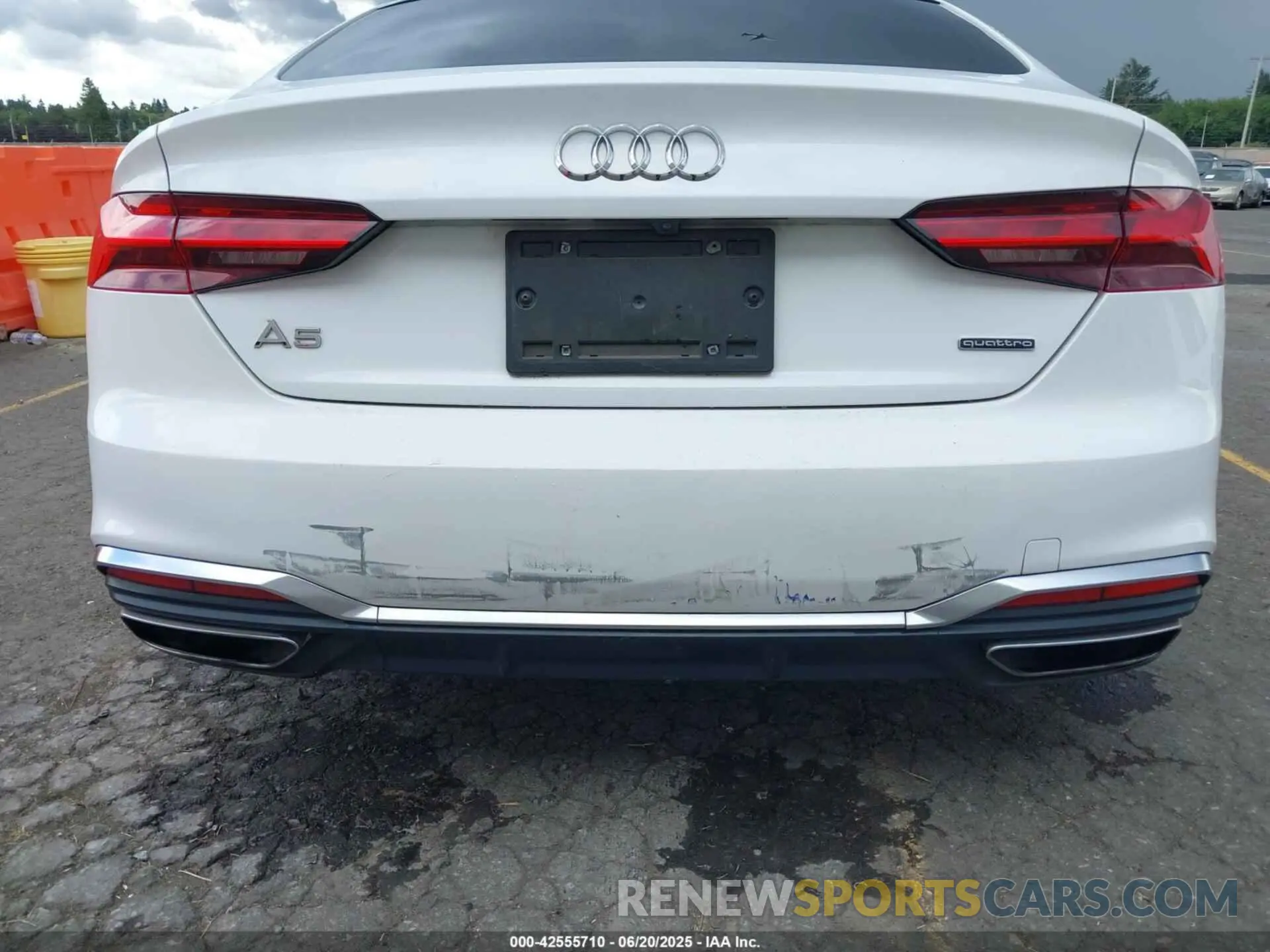 21 Photograph of a damaged car WAUDACF55MA020955 AUDI A5 SPORTBACK 2021
