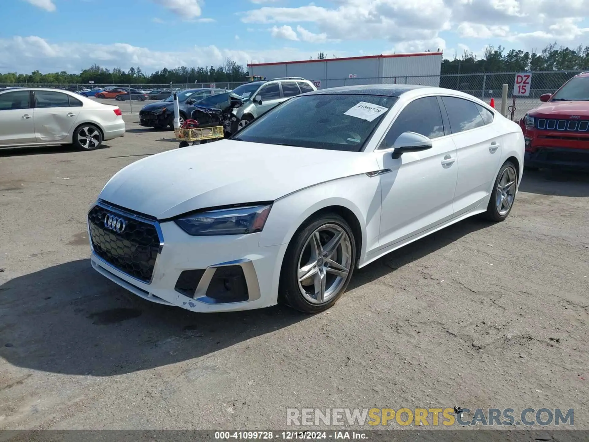 2 Photograph of a damaged car WAUDACF57MA014820 AUDI A5 SPORTBACK 2021