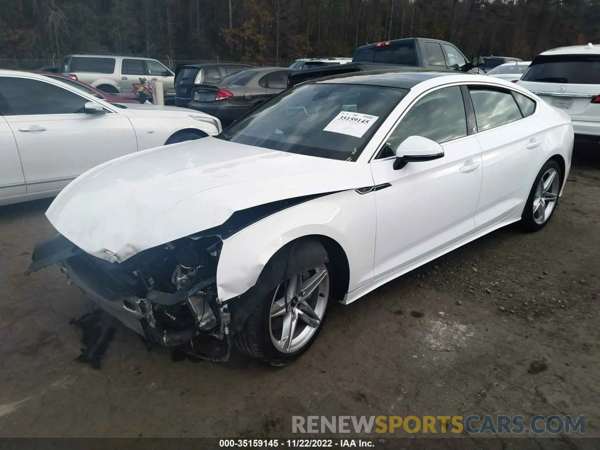 2 Photograph of a damaged car WAUDACF57MA026241 AUDI A5 SPORTBACK 2021