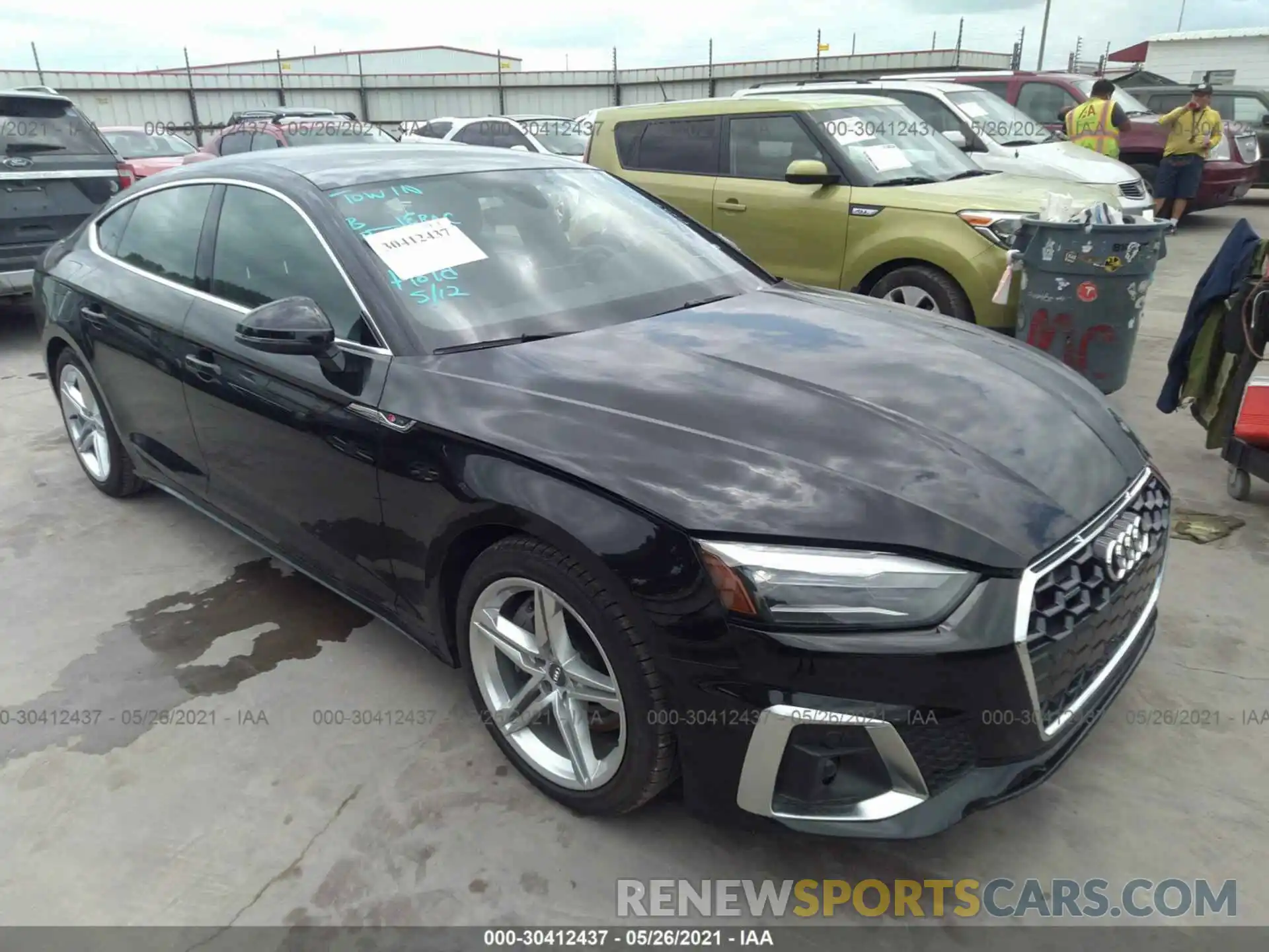 1 Photograph of a damaged car WAUDACF59MA018769 AUDI A5 SPORTBACK 2021