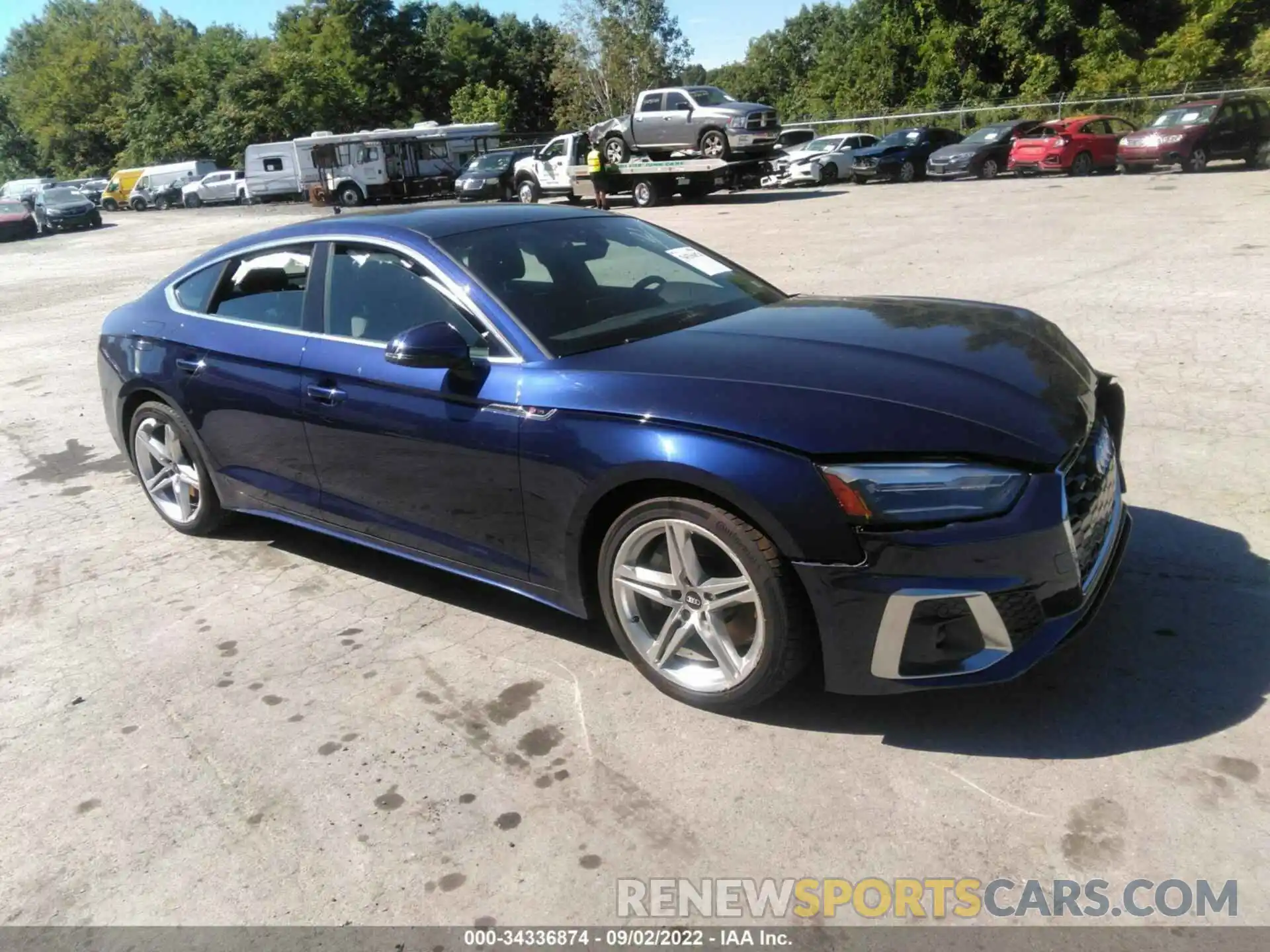 1 Photograph of a damaged car WAUDACF59MA044479 AUDI A5 SPORTBACK 2021