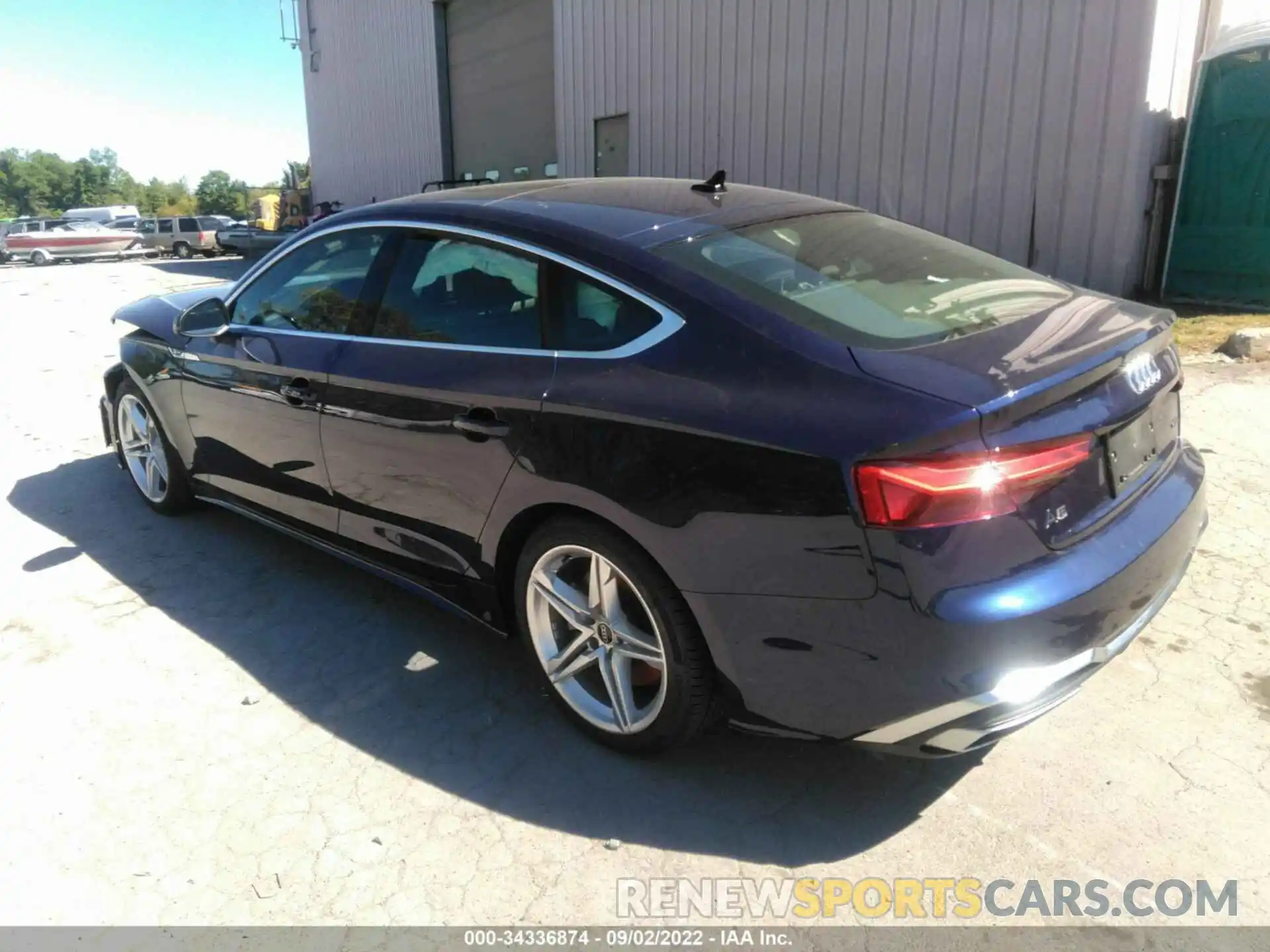 3 Photograph of a damaged car WAUDACF59MA044479 AUDI A5 SPORTBACK 2021