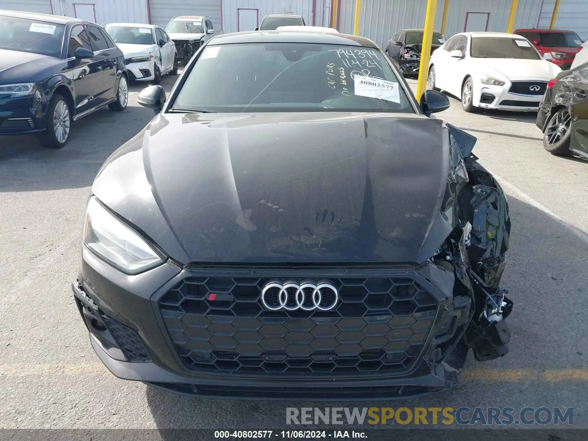 12 Photograph of a damaged car WAUDACF5XMA009210 AUDI A5 SPORTBACK 2021