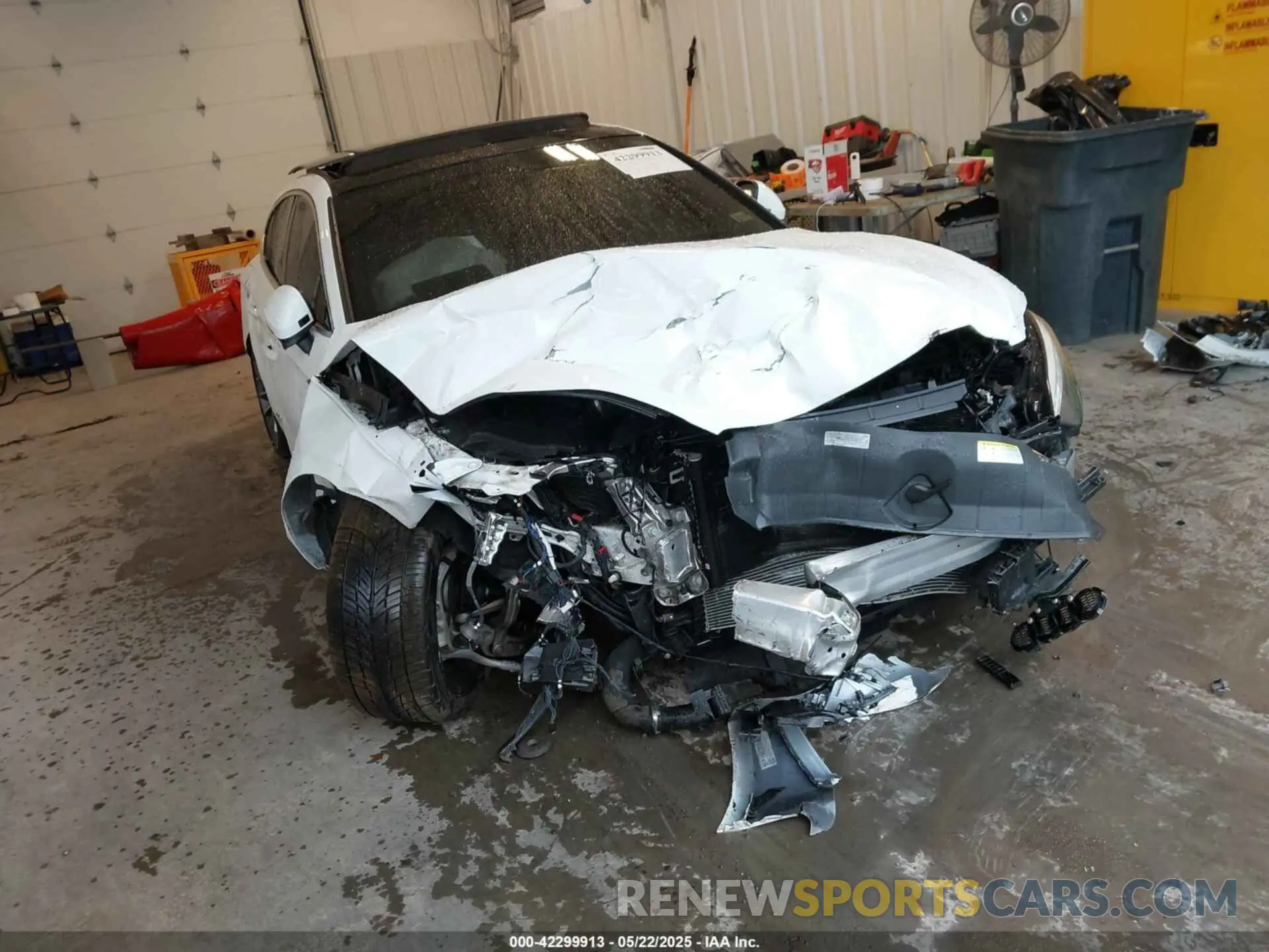 1 Photograph of a damaged car WAUFACF50MA008317 AUDI A5 SPORTBACK 2021