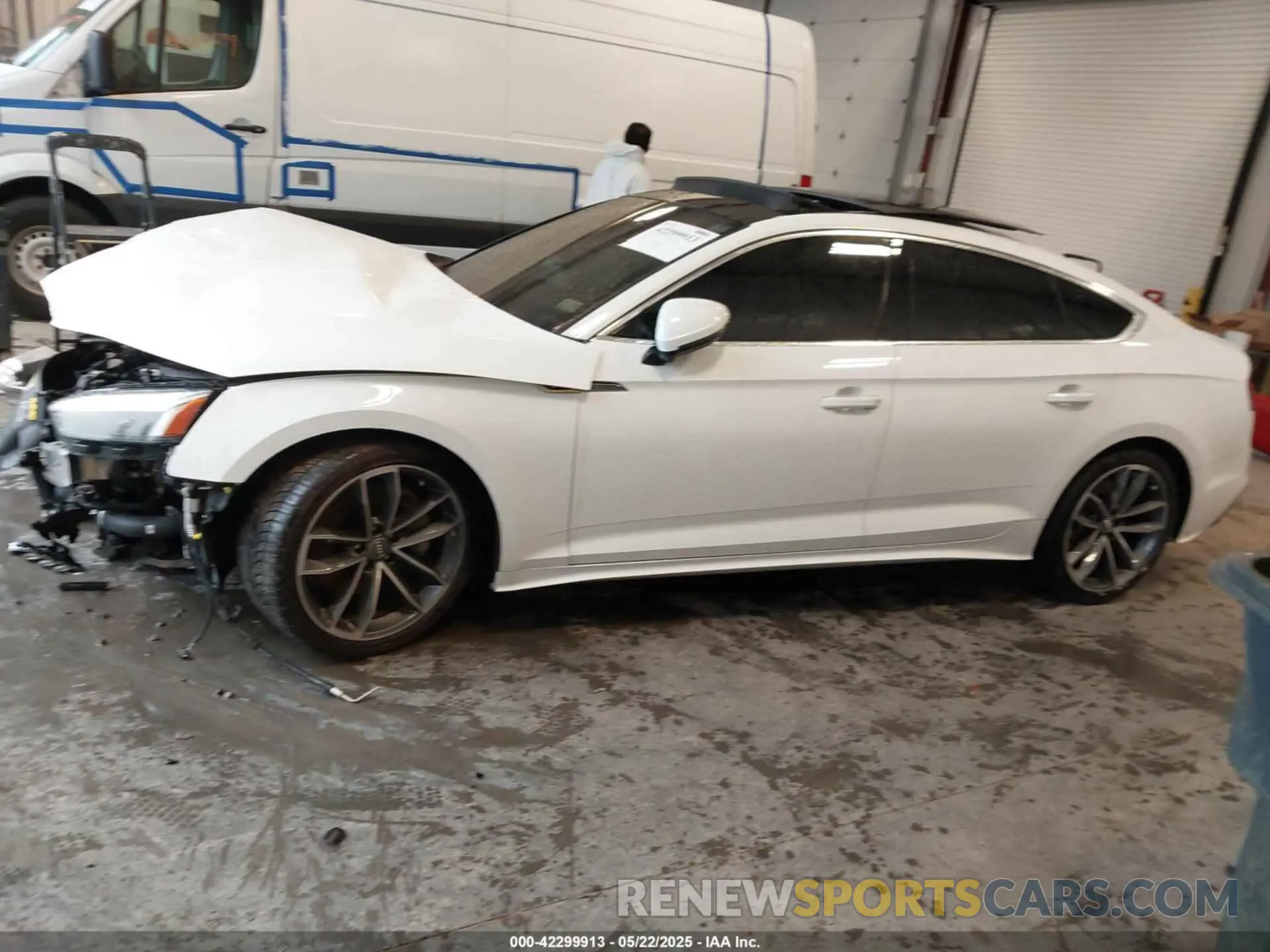 13 Photograph of a damaged car WAUFACF50MA008317 AUDI A5 SPORTBACK 2021