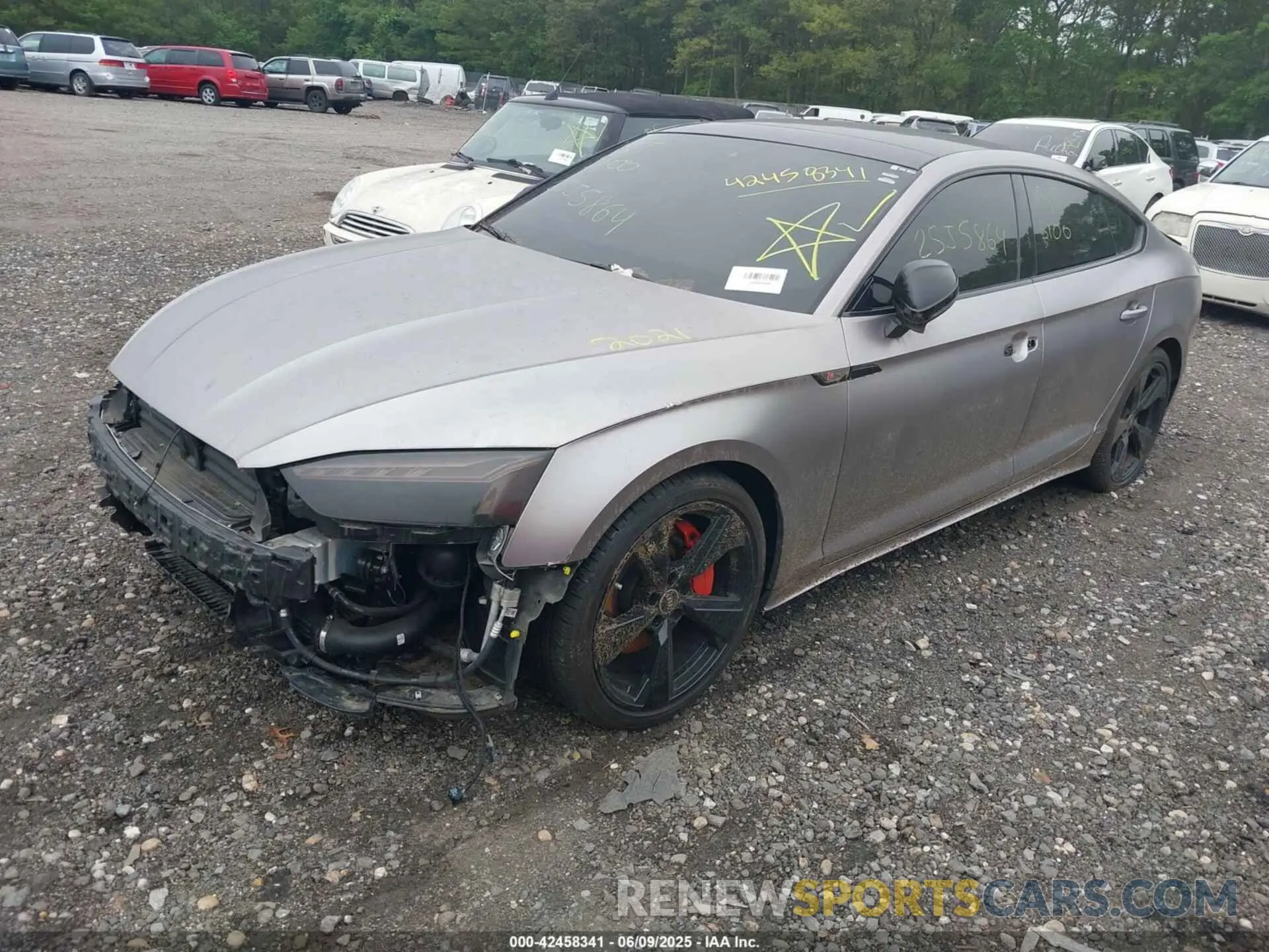 2 Photograph of a damaged car WAUFACF50MA032407 AUDI A5 SPORTBACK 2021