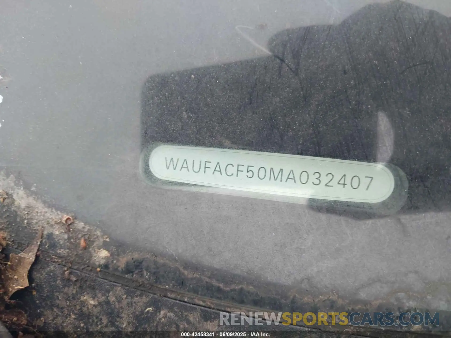 9 Photograph of a damaged car WAUFACF50MA032407 AUDI A5 SPORTBACK 2021