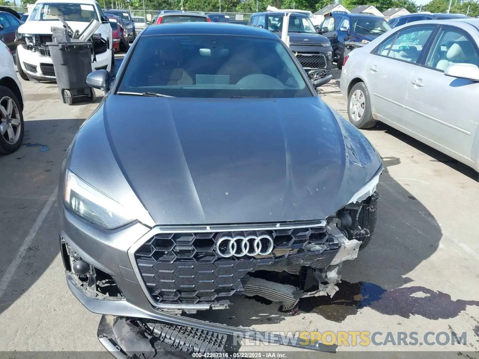 12 Photograph of a damaged car WAUFACF57MA054789 AUDI A5 SPORTBACK 2021
