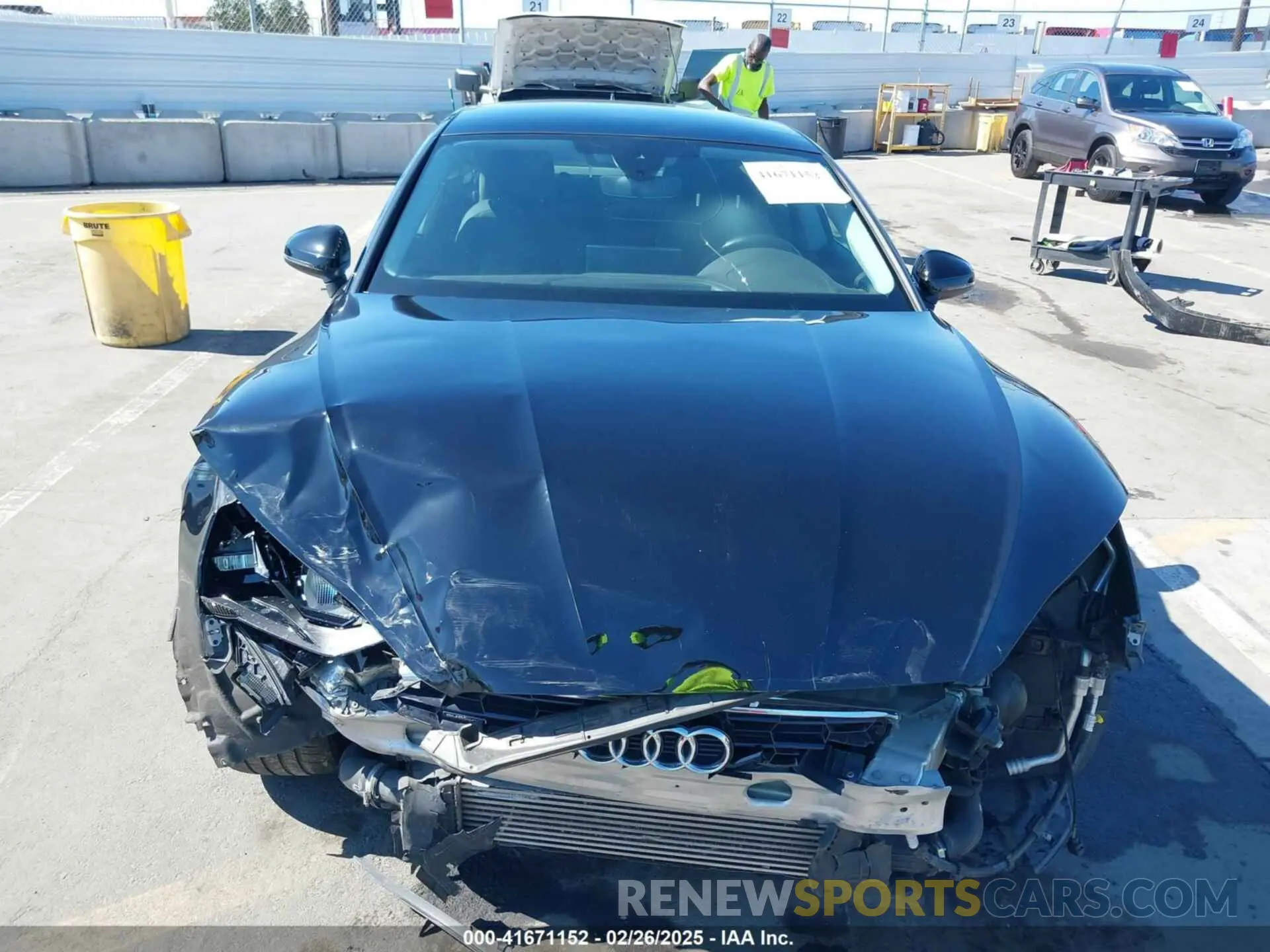 12 Photograph of a damaged car WAUABCF58NA006596 AUDI A5 SPORTBACK 2022
