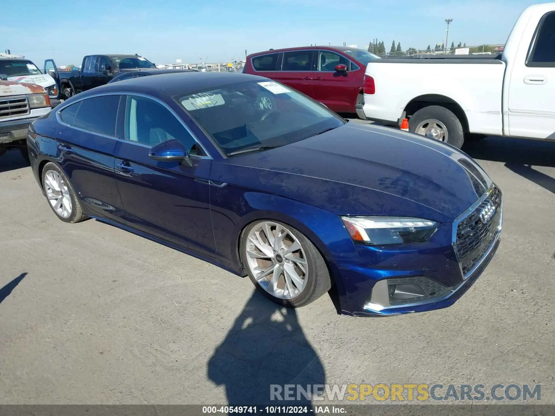 1 Photograph of a damaged car WAUCBCF54NA030208 AUDI A5 SPORTBACK 2022