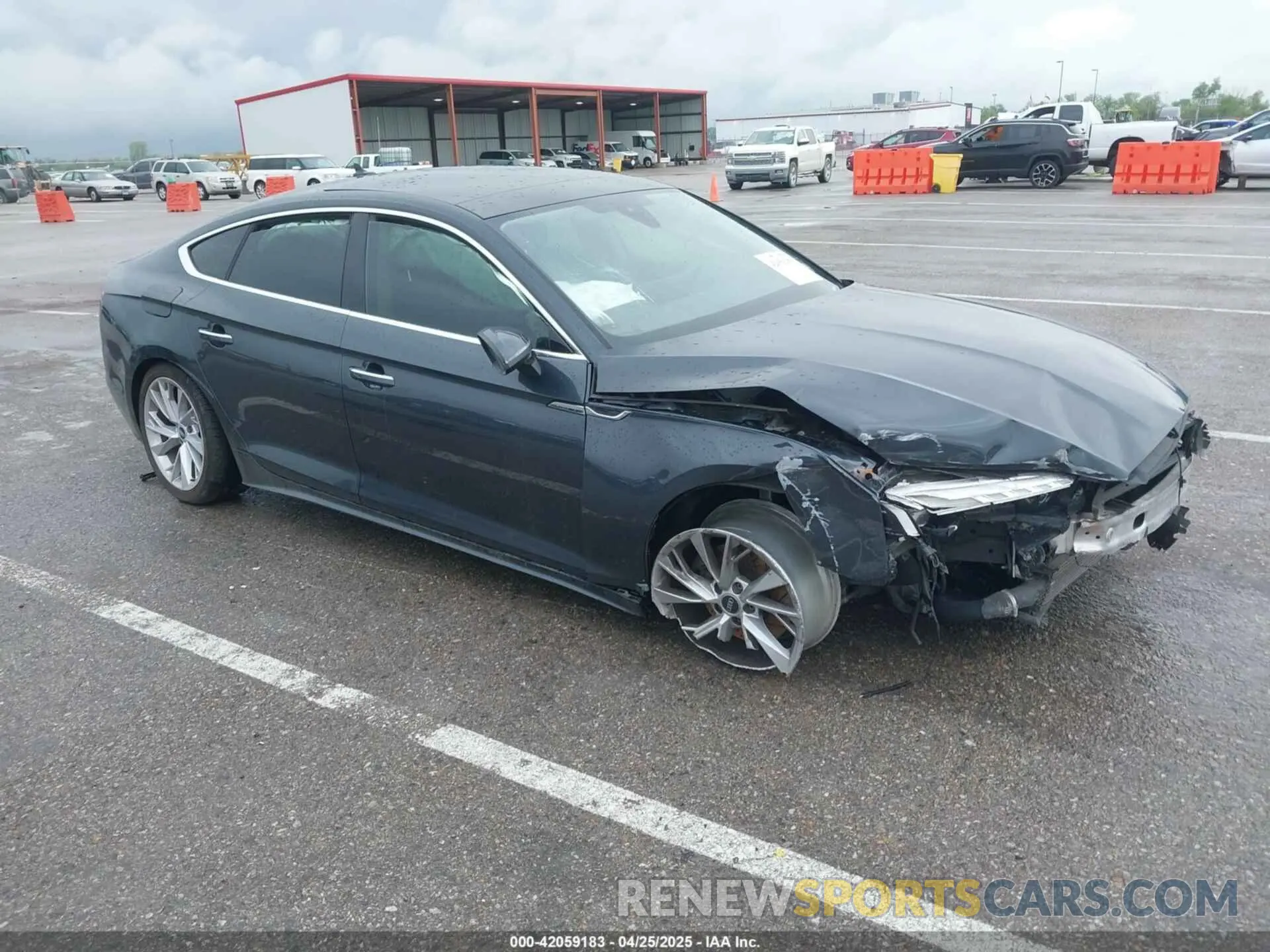 1 Photograph of a damaged car WAUCBCF57NA009059 AUDI A5 SPORTBACK 2022
