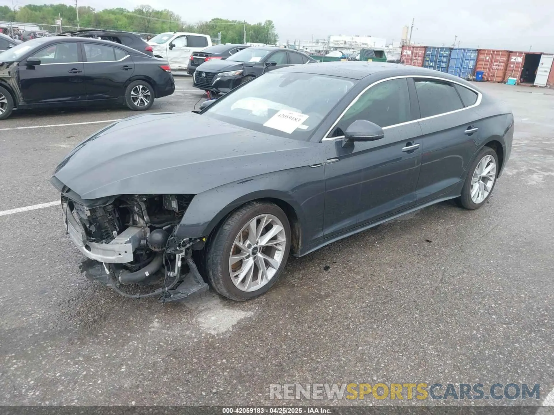 2 Photograph of a damaged car WAUCBCF57NA009059 AUDI A5 SPORTBACK 2022