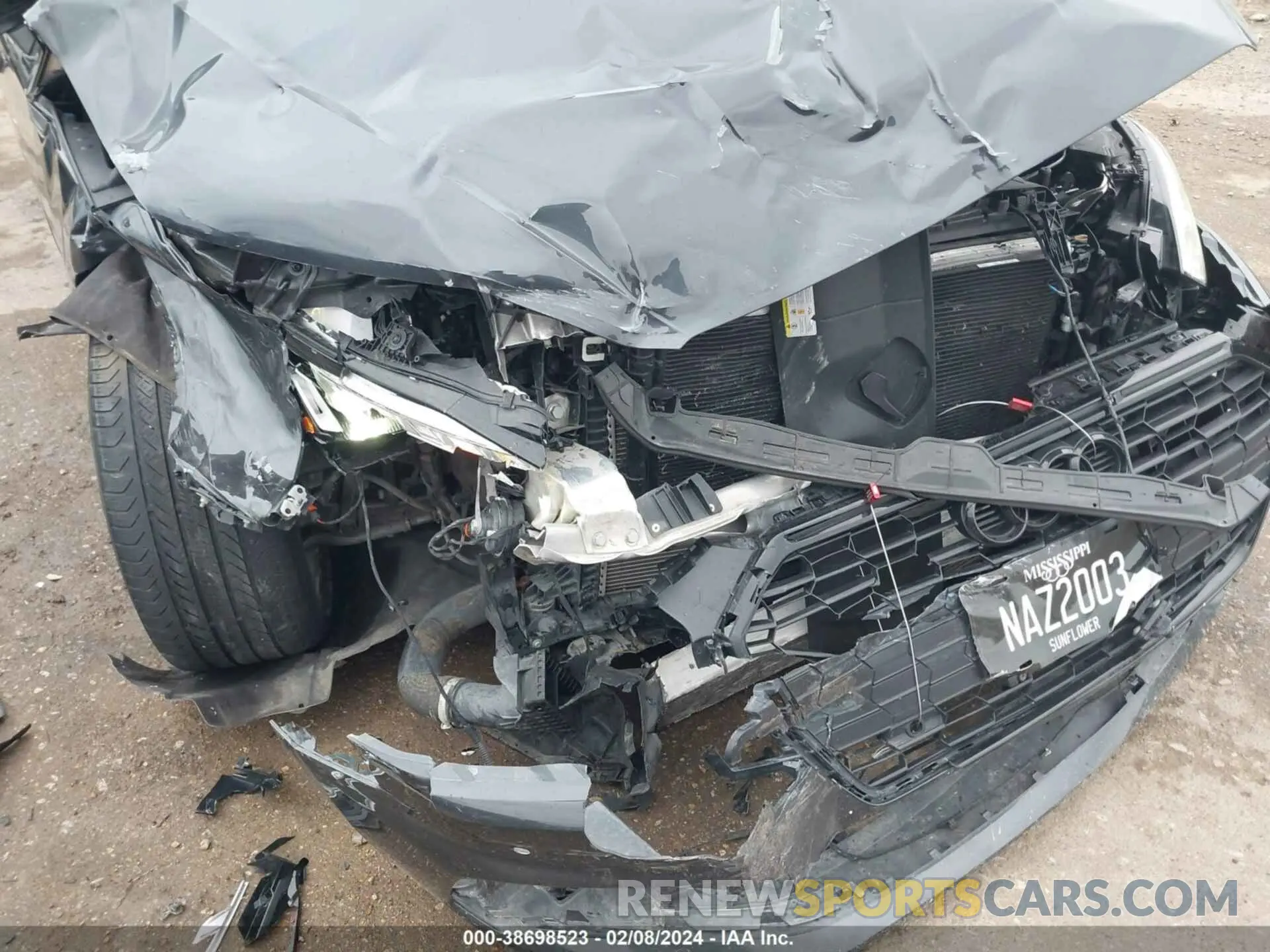 6 Photograph of a damaged car WAUCBCF57NA029411 AUDI A5 SPORTBACK 2022