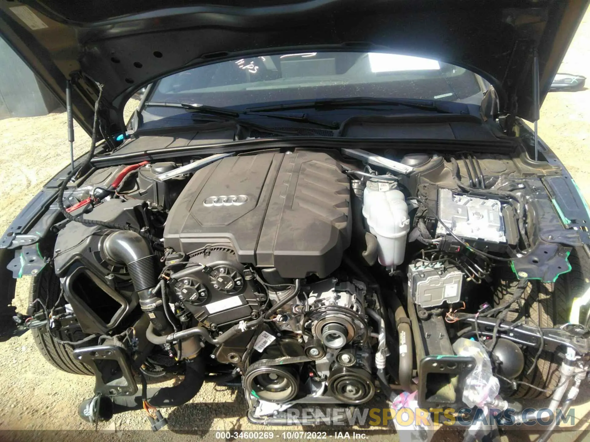 10 Photograph of a damaged car WAUDACF58NA010129 AUDI A5 SPORTBACK 2022