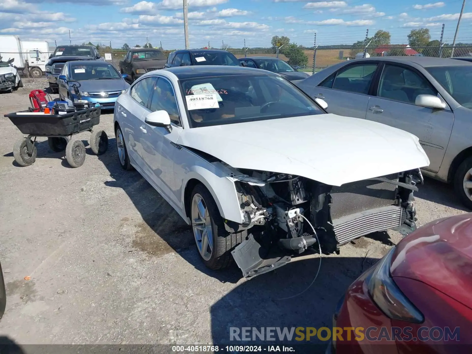 1 Photograph of a damaged car WAUDACF5XNA014991 AUDI A5 SPORTBACK 2022