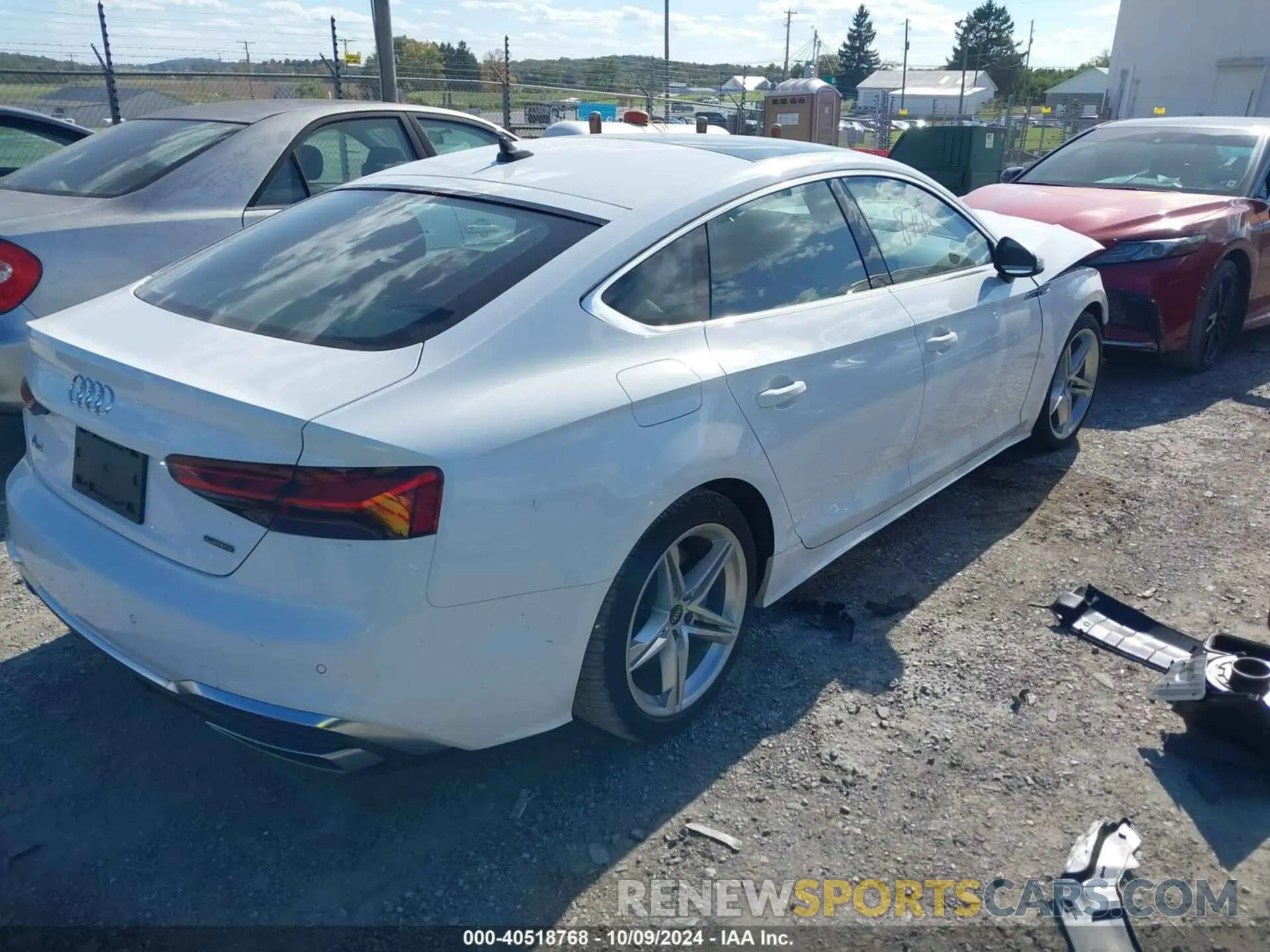 4 Photograph of a damaged car WAUDACF5XNA014991 AUDI A5 SPORTBACK 2022