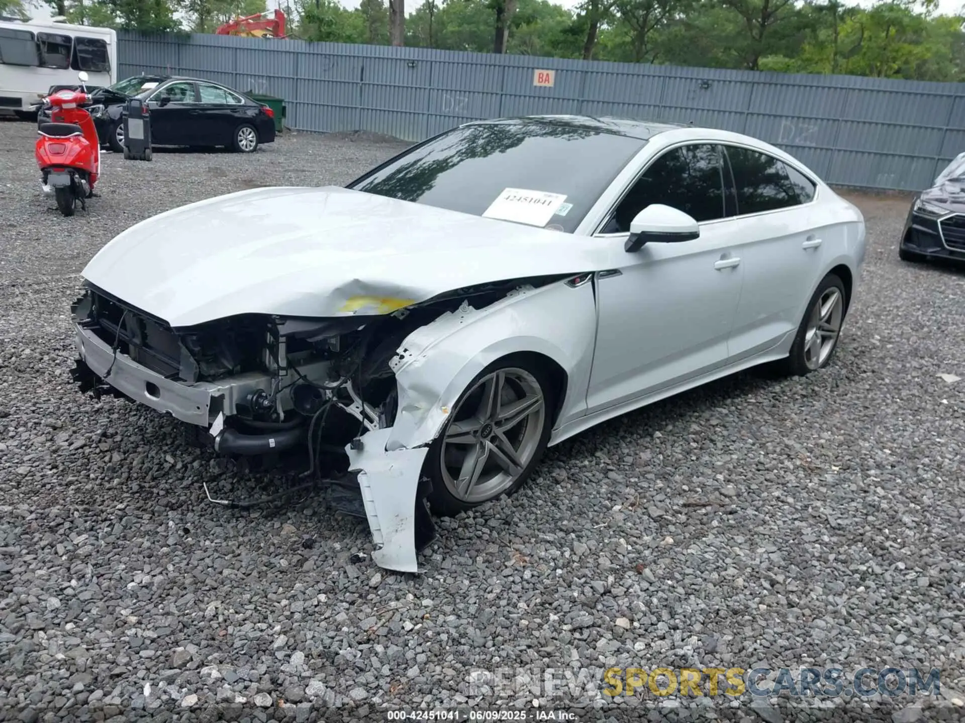 2 Photograph of a damaged car WAUFACF53NA016364 AUDI A5 SPORTBACK 2022